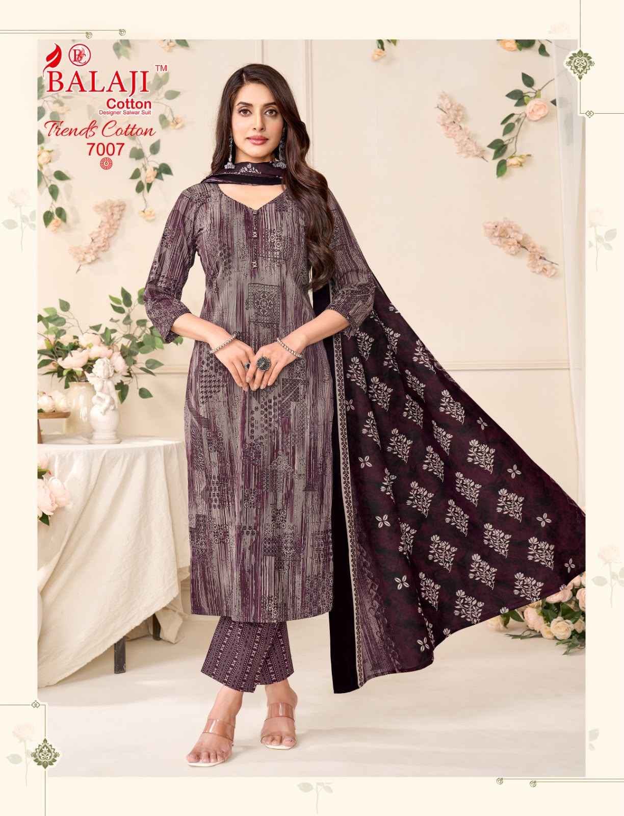 Balaji Trends Cotton Vol 7 Readymade Cotton Dress 10 pcs Catalogue