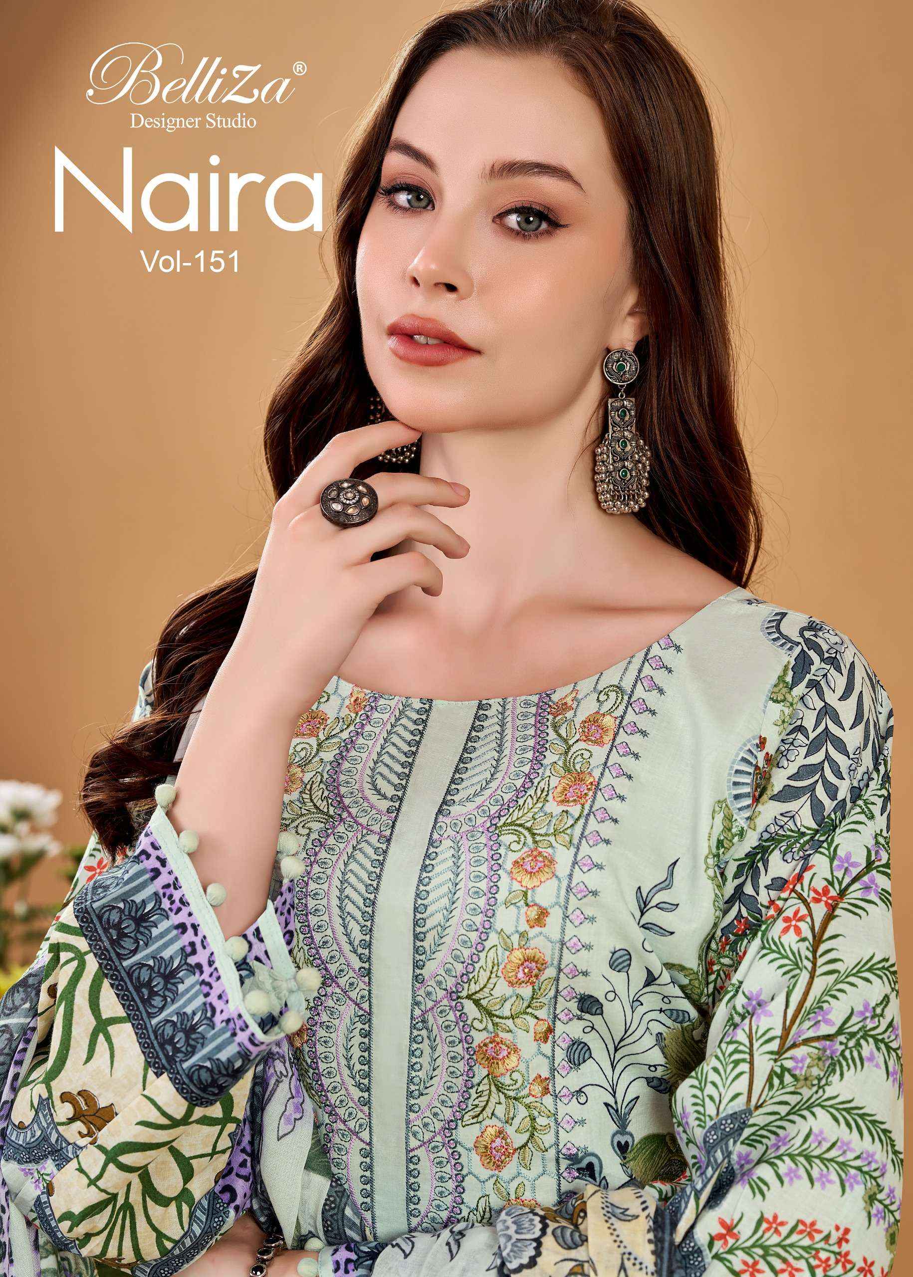 Belliza Naira Vol 151 Cotton Dress Material 8 pcs Cataloge
