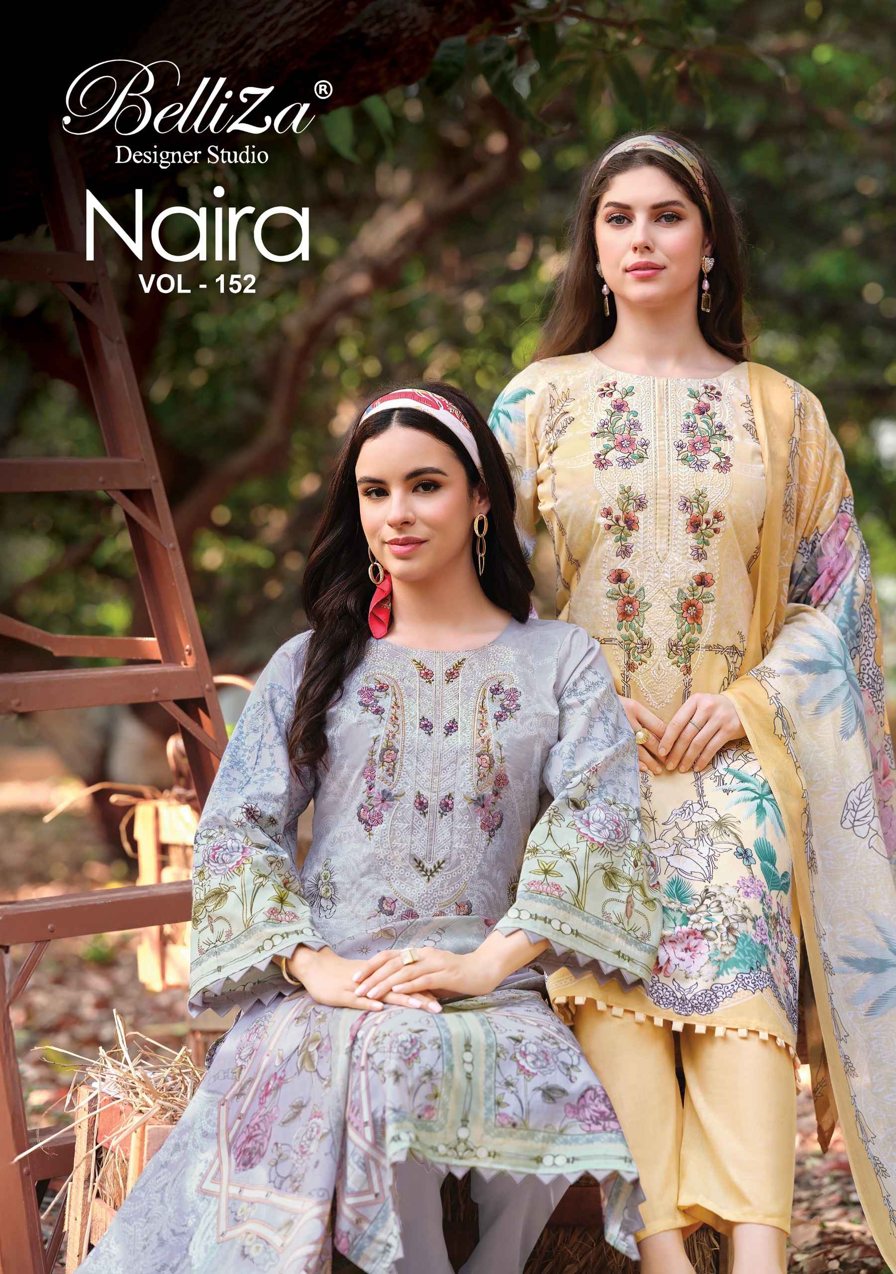 Belliza Naira Vol 152 Cotton Dress Material 8 pcs Cataloge