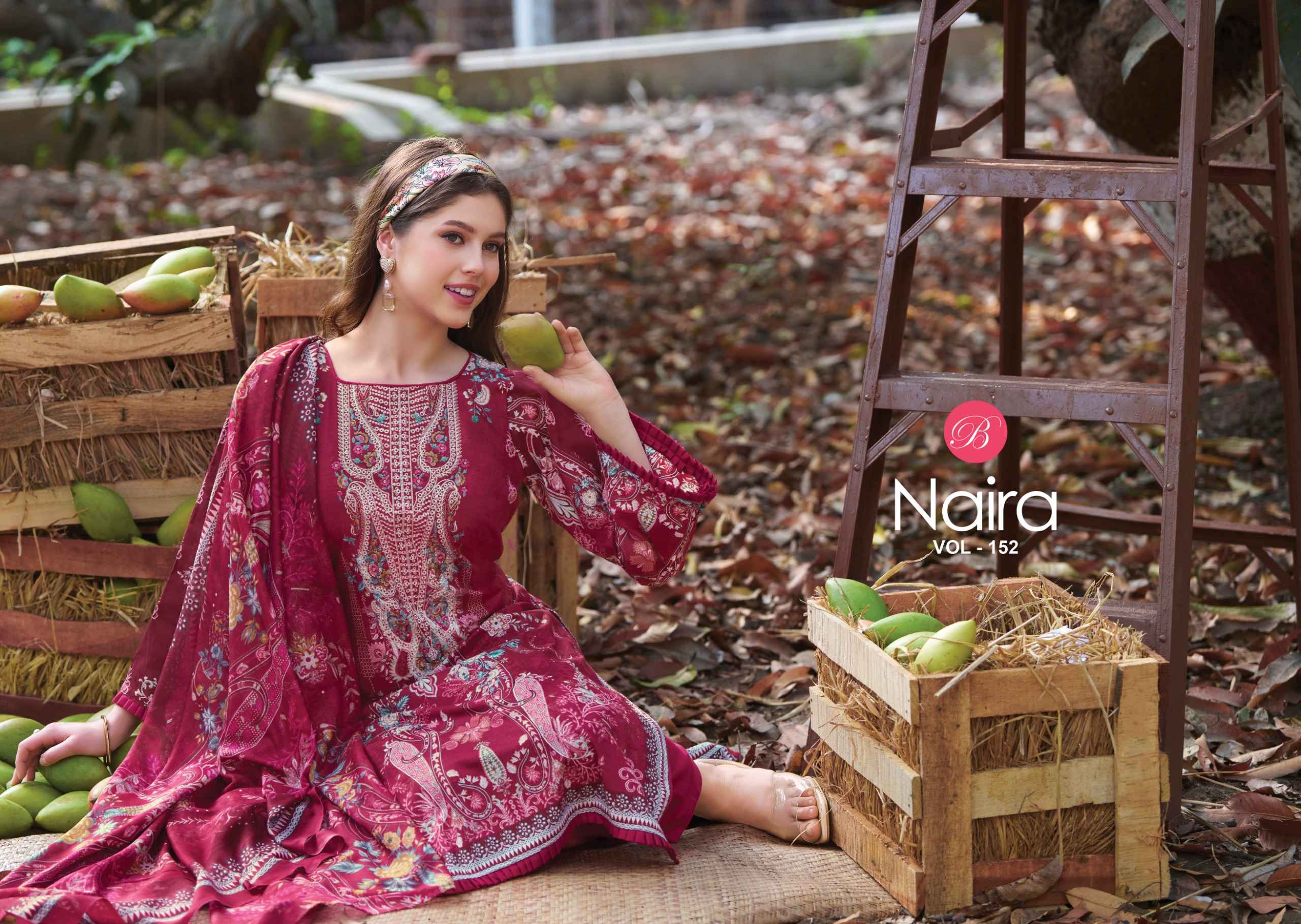 Belliza Naira Vol 152 Cotton Dress Material 8 pcs Cataloge