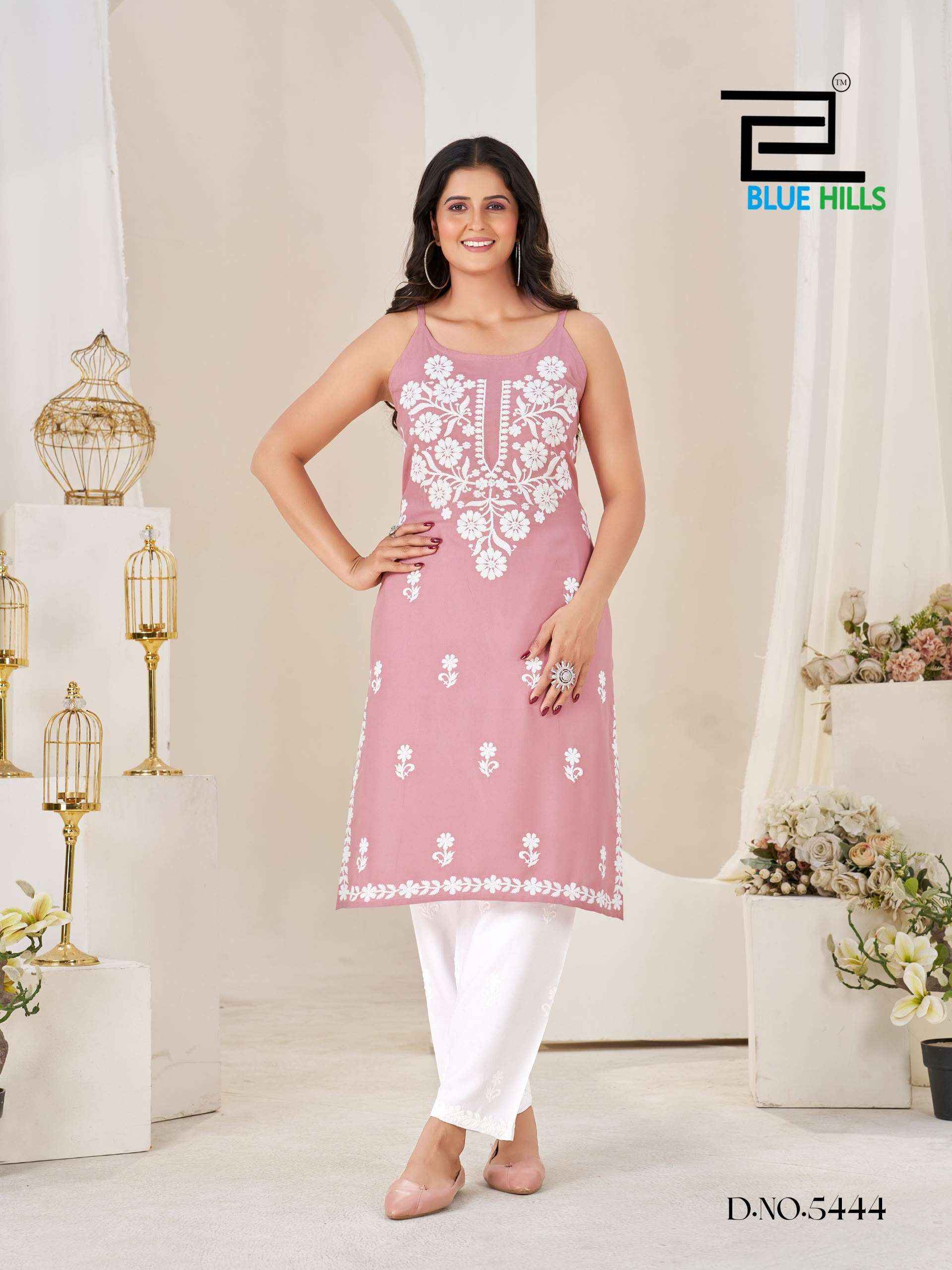 Blue Hills Hanshvi Rayon Kurti With Pant 4 pcs Catalogue