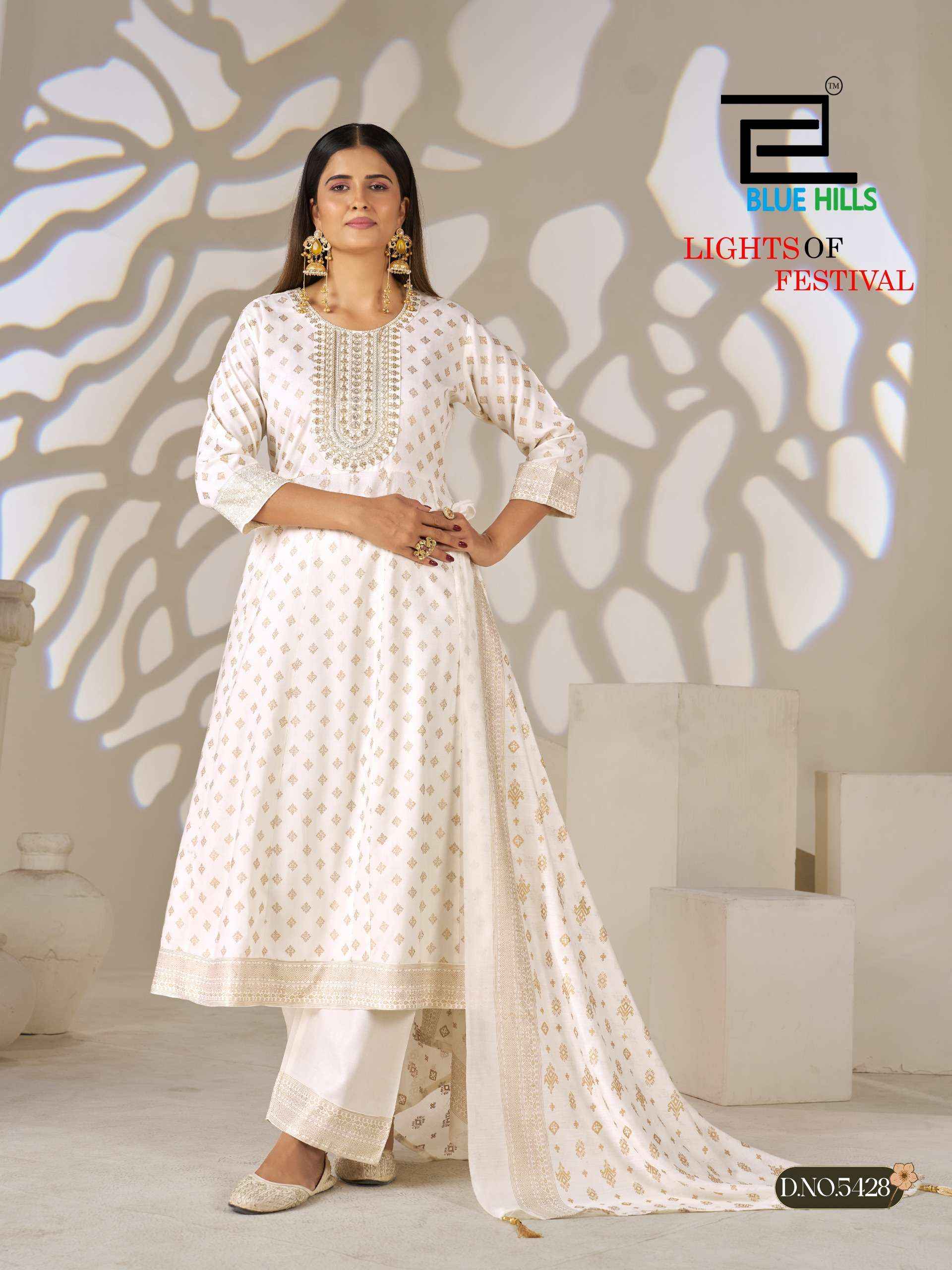 Blue Hills Light Of Festival Rayon Kurti Combo 6 pcs Catalogue