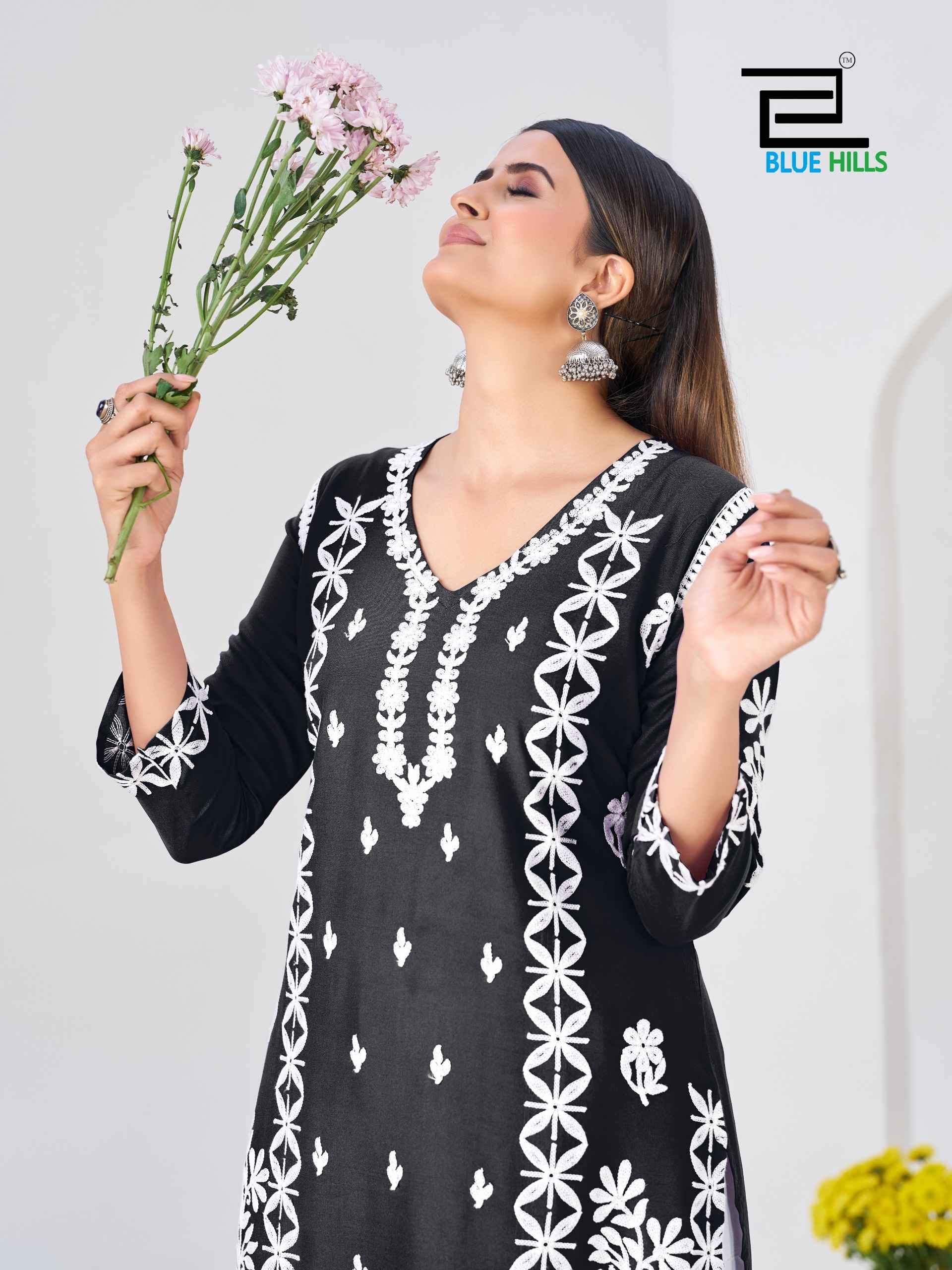 Blue Hills Messi Rayon Kurti With Plazzo 6 pcs Catalogue