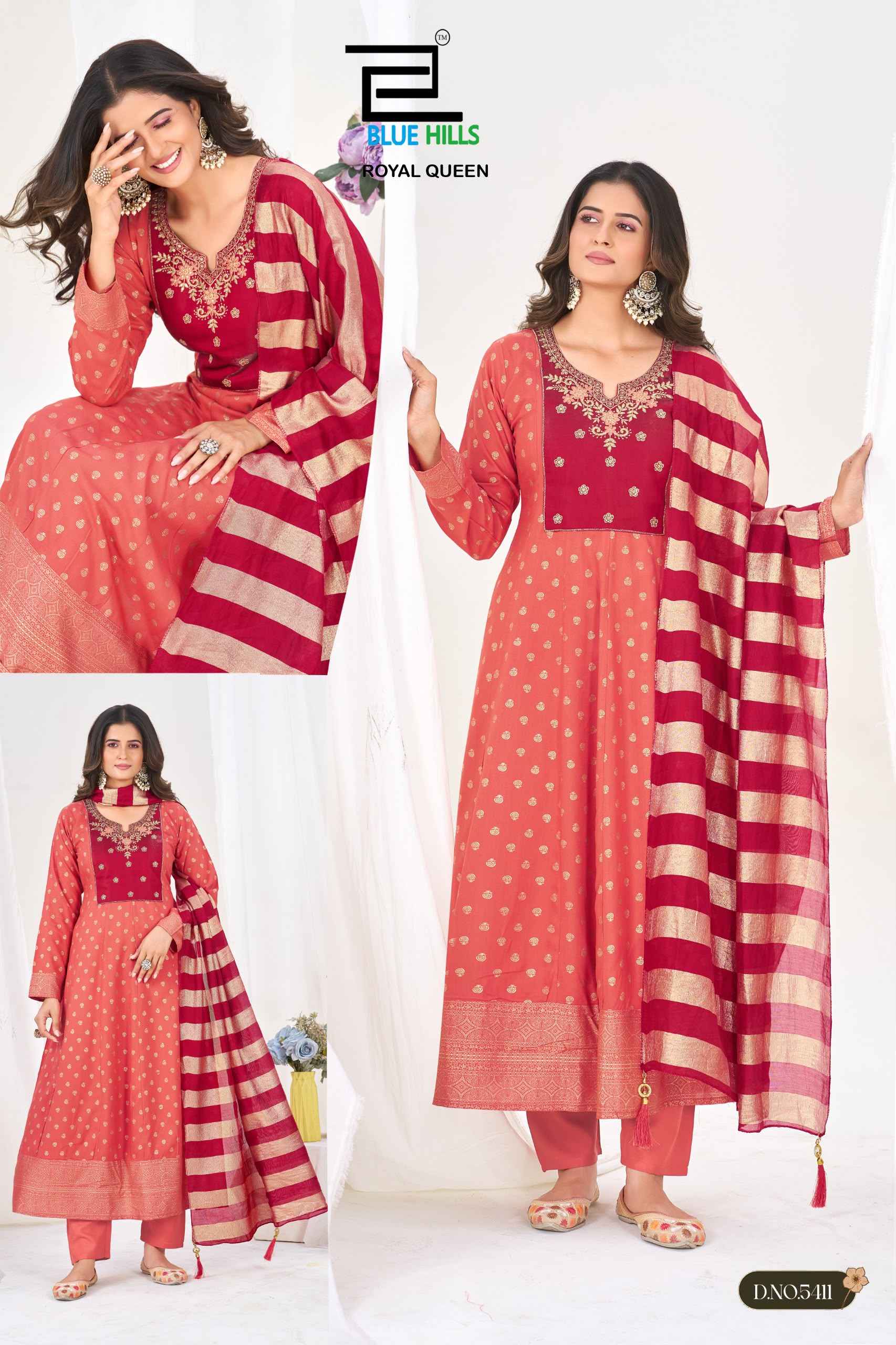 Blue Hills Royal Queen Rayon Kurti Combo 6 pcs Catalogue