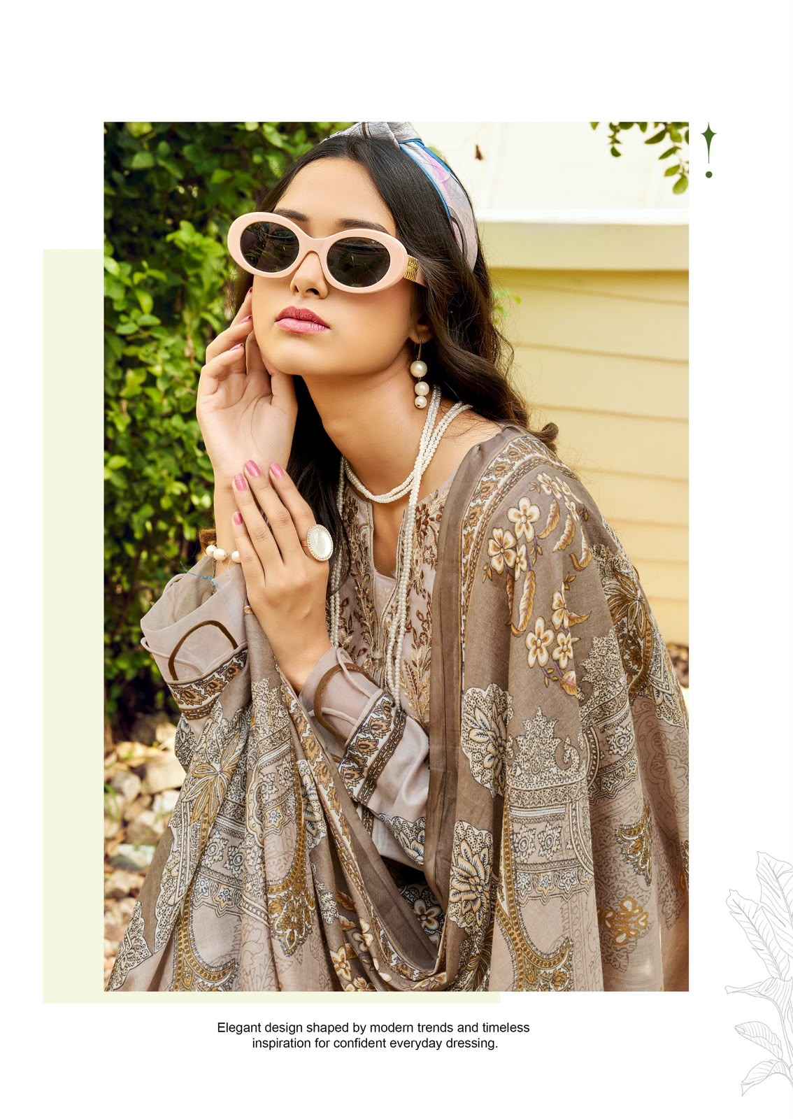 Cosmos Jazmin Vol 3 Lawn Cotton Dress Material 6 pcs Catalogue