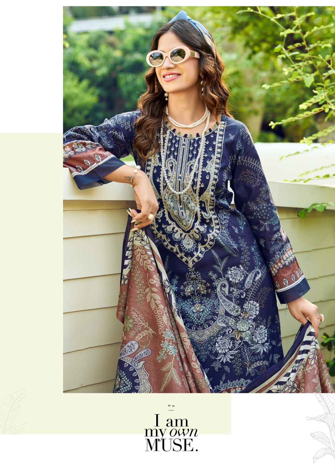 Cosmos Jazmin Vol 3 Lawn Cotton Dress Material 6 pcs Catalogue