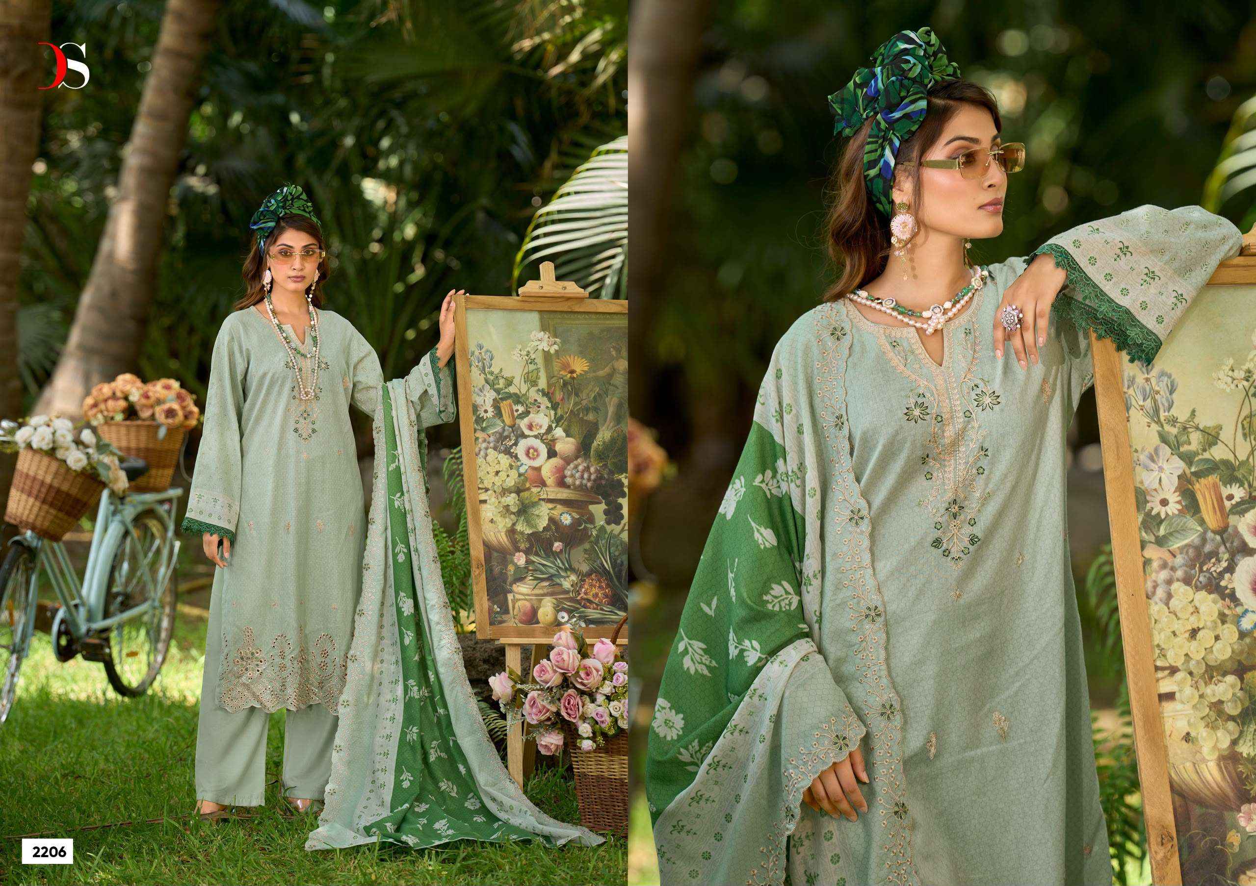 Deepsy Bin Saeed Vol 22 Cotton Dress Material 8 pcs Catalogue