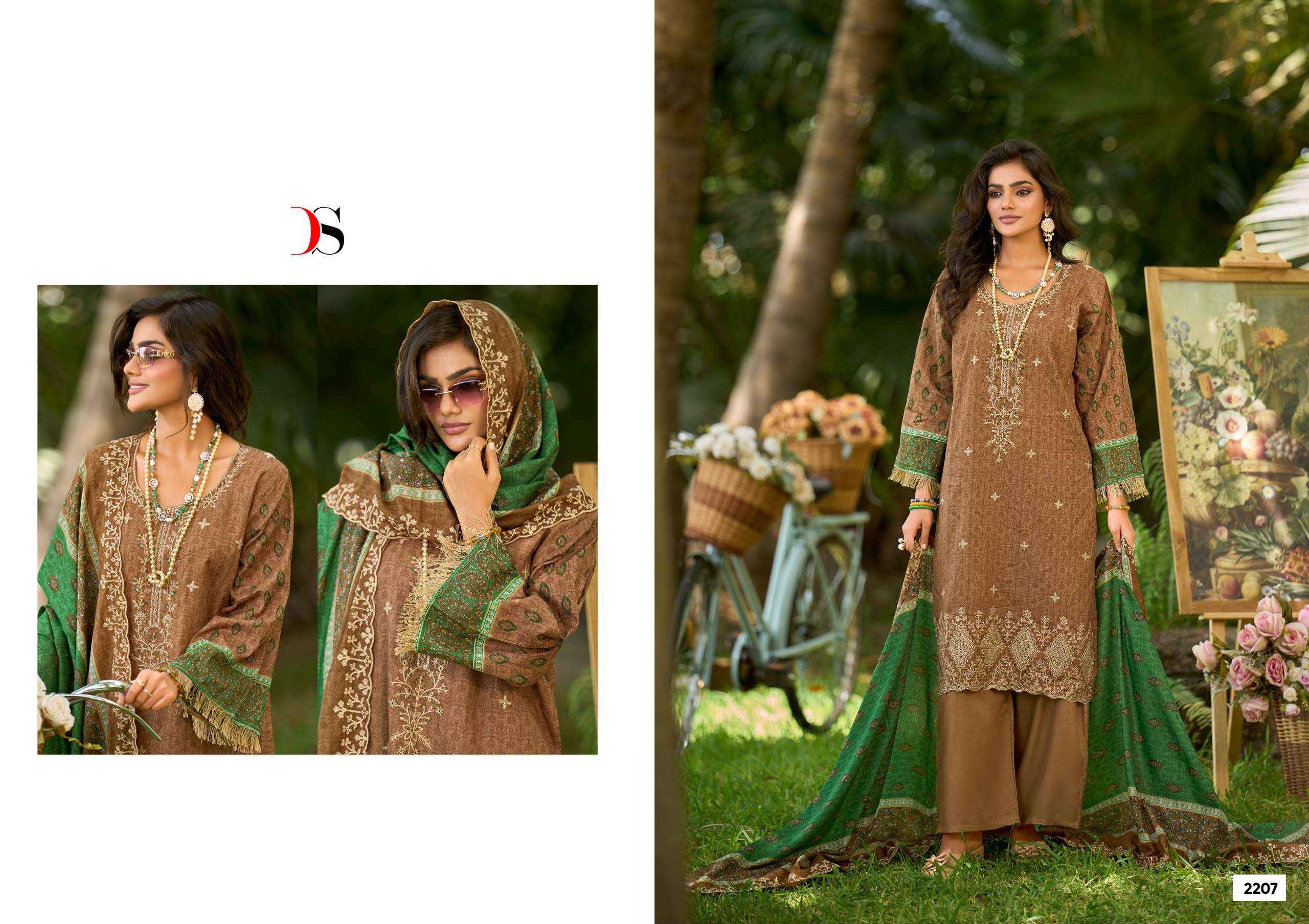 Deepsy Bin Saeed Vol 22 Cotton Dress Material 8 pcs Catalogue