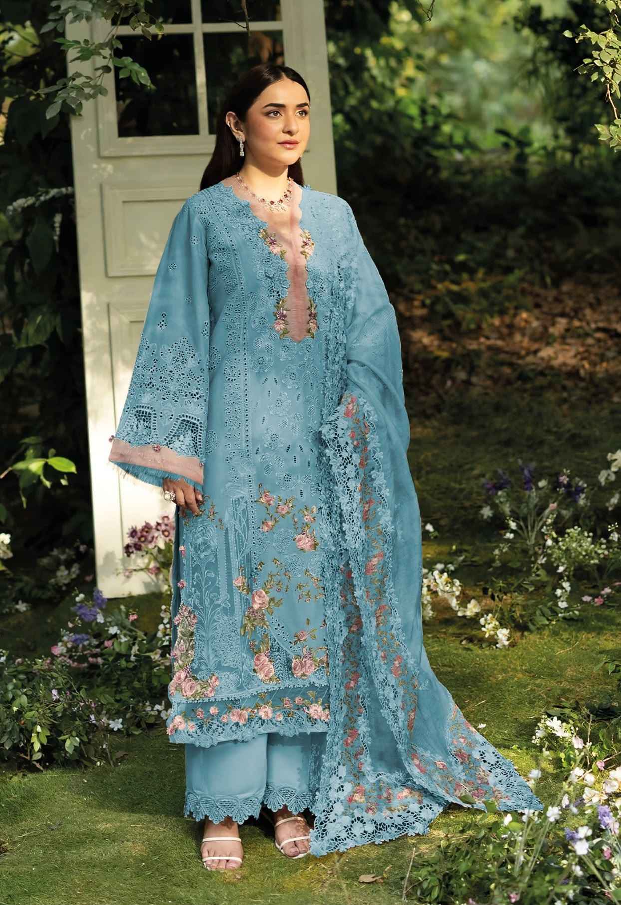 Deepsy Elaf Premium Vol 6 D No 2046 Cotton Dress Material 4 pcs Catalogue