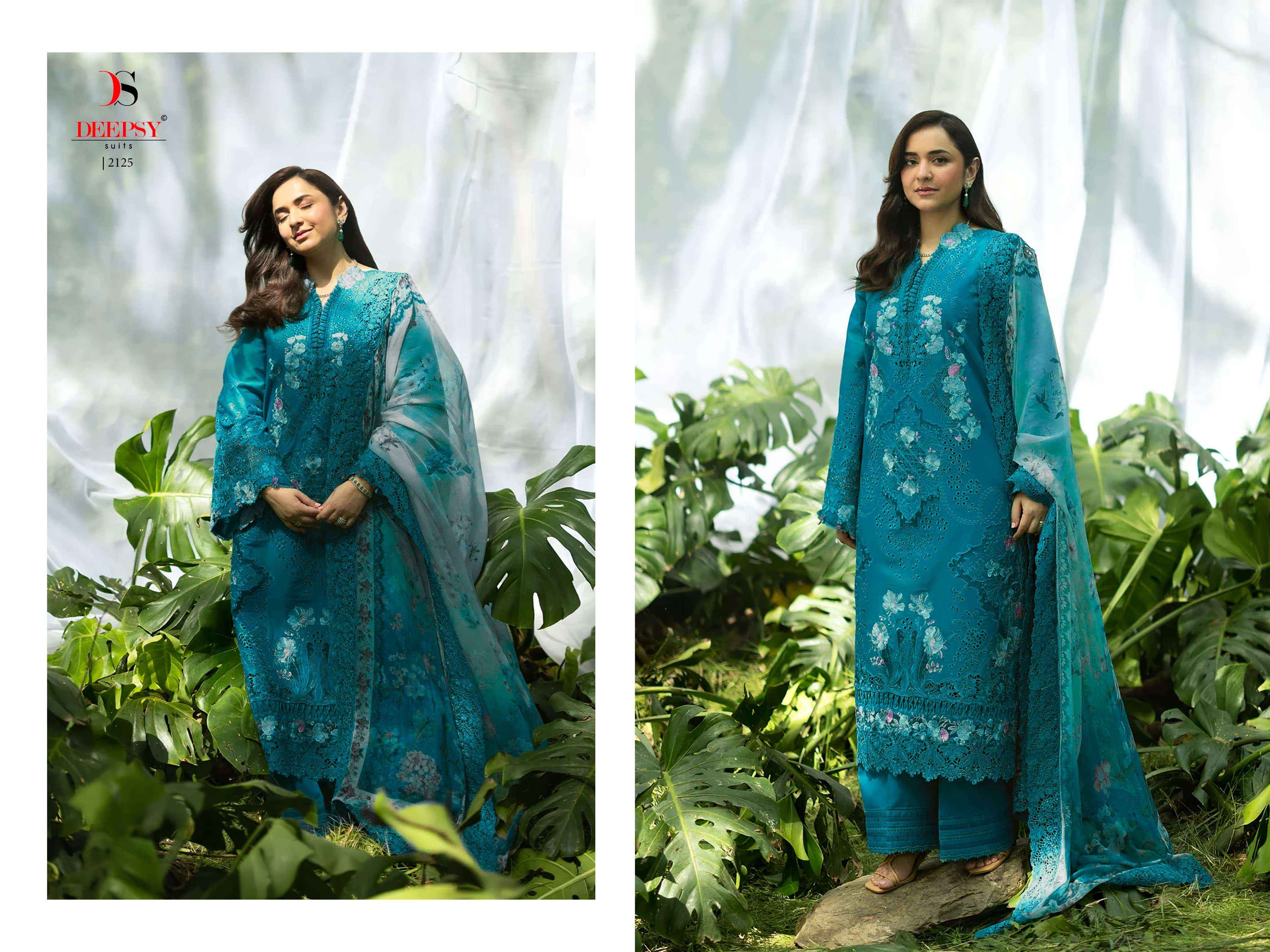 Deepsy Elaf Premium Vol 8 Cotton Dress Material 6 pcs Catalogue