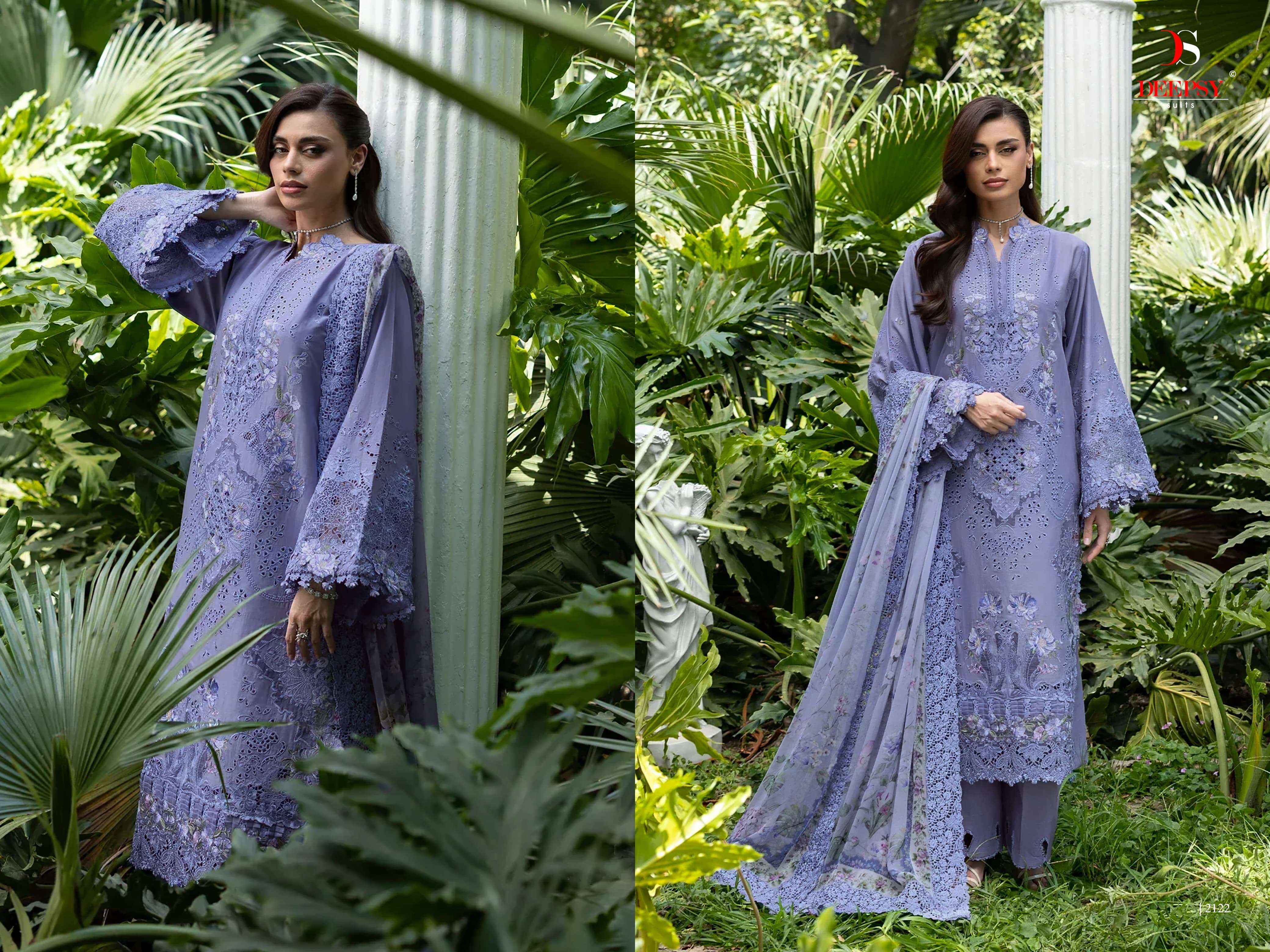 Deepsy Elaf Premium Vol 8 Cotton Dress Material 6 pcs Catalogue