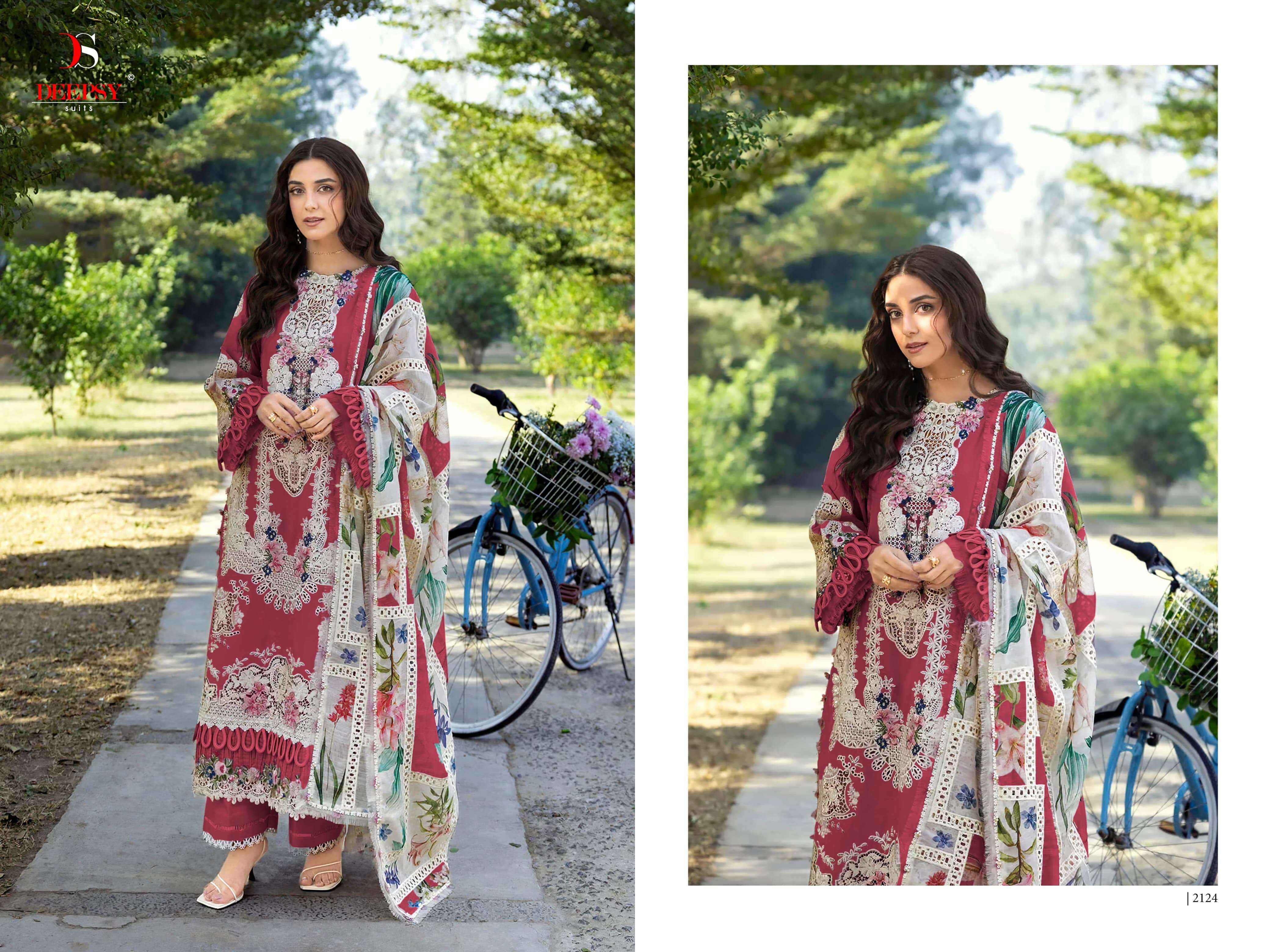 Deepsy Elaf Premium Vol 8 Cotton Dress Material 6 pcs Catalogue