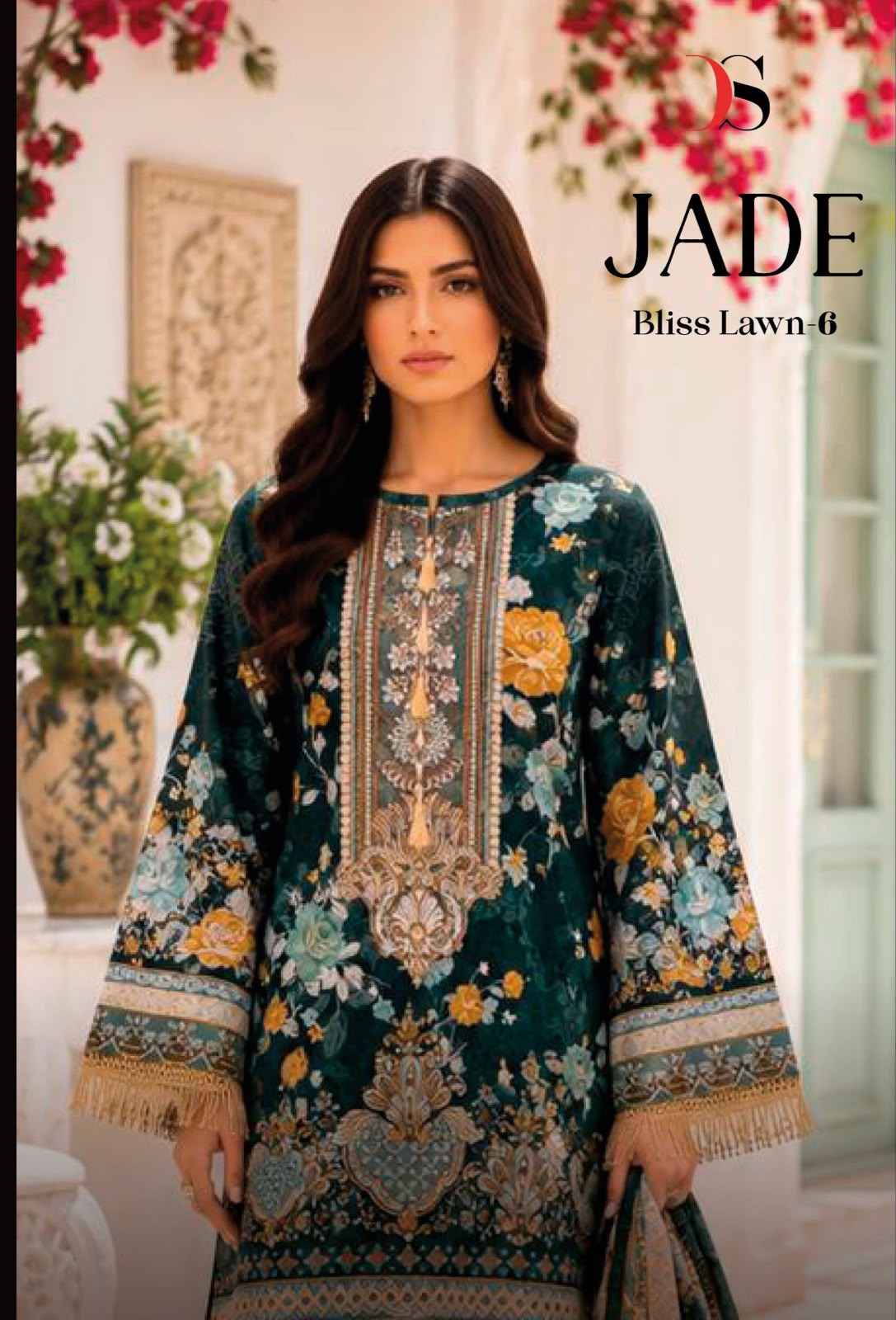 Deepsy Jade Bliss Lawn Vol 6 Cotton Dress Material 8 Pcs Catalog