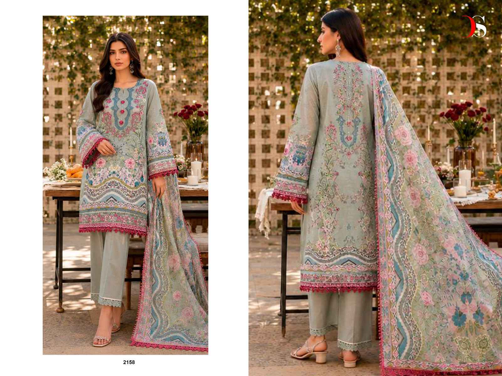 Deepsy Jade Bliss Lawn Vol 6 Cotton Dress Material 8 Pcs Catalog