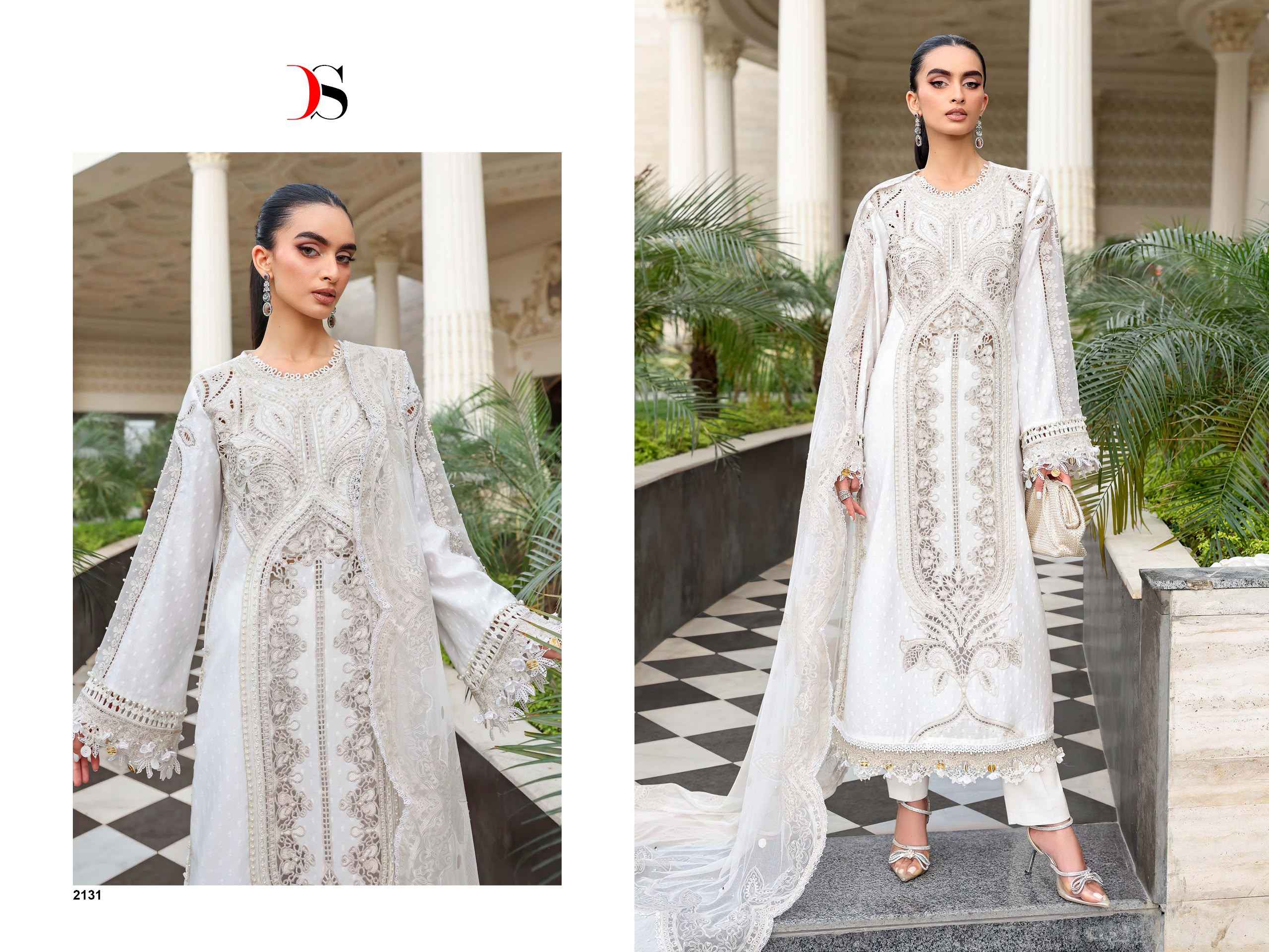 Deepsy Maria B Embroidered Vol 5 Cotton Dress Material 6 pcs Catalogue