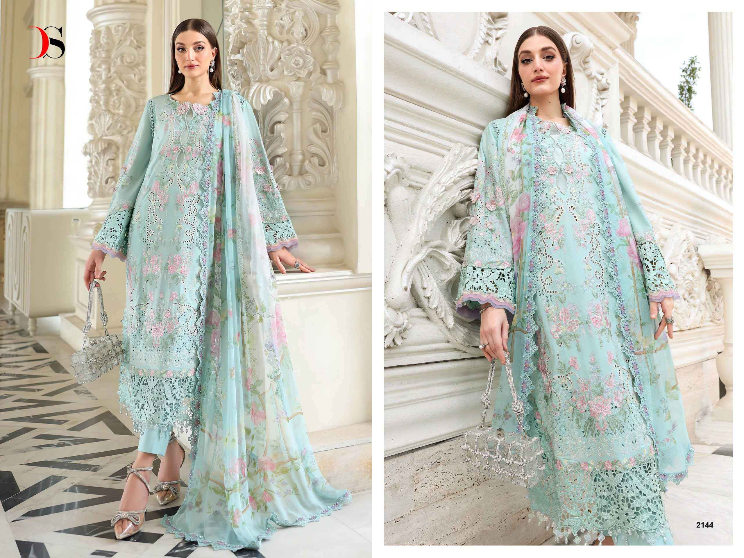Deepsy Maria B Embroidered Vol 6 Cotton Dress Material 4 pcs Catalogue
