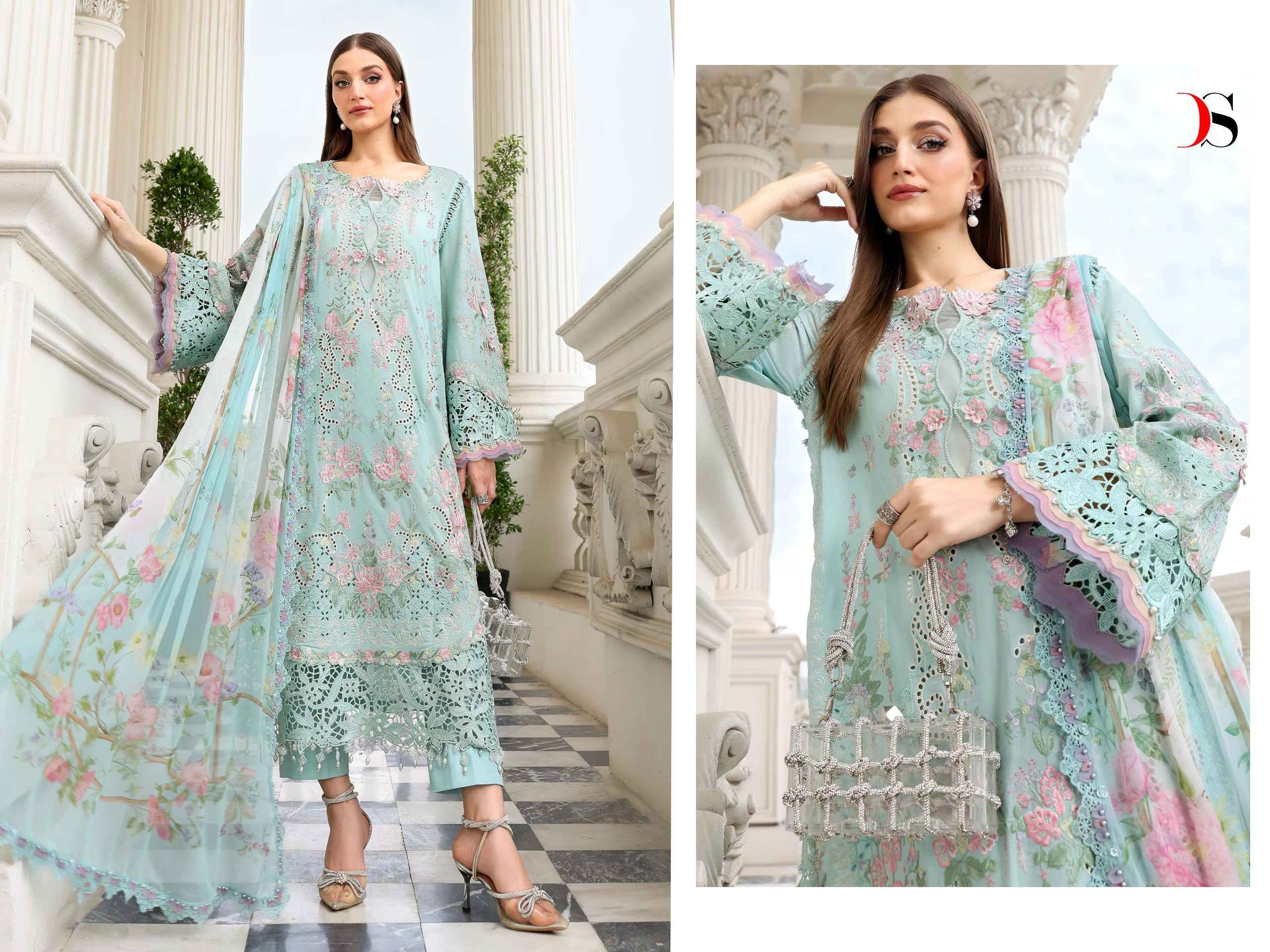 Deepsy Maria B Embroidered Vol 6 Cotton Dress Material 4 pcs Catalogue