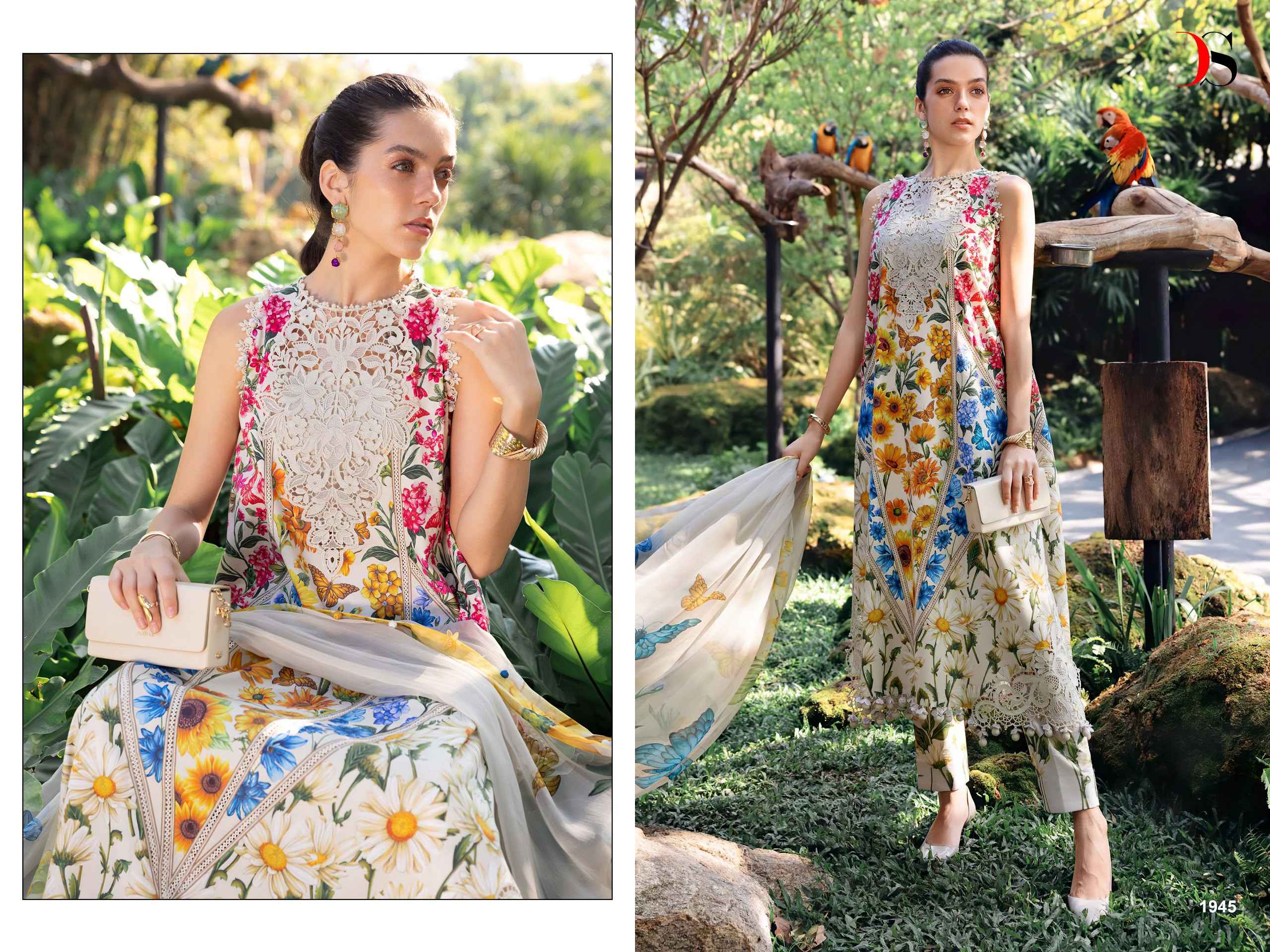 Deepsy Maria B Mprint Vol 6 Nx Cotton Dress Material 6 pcs Catalogue