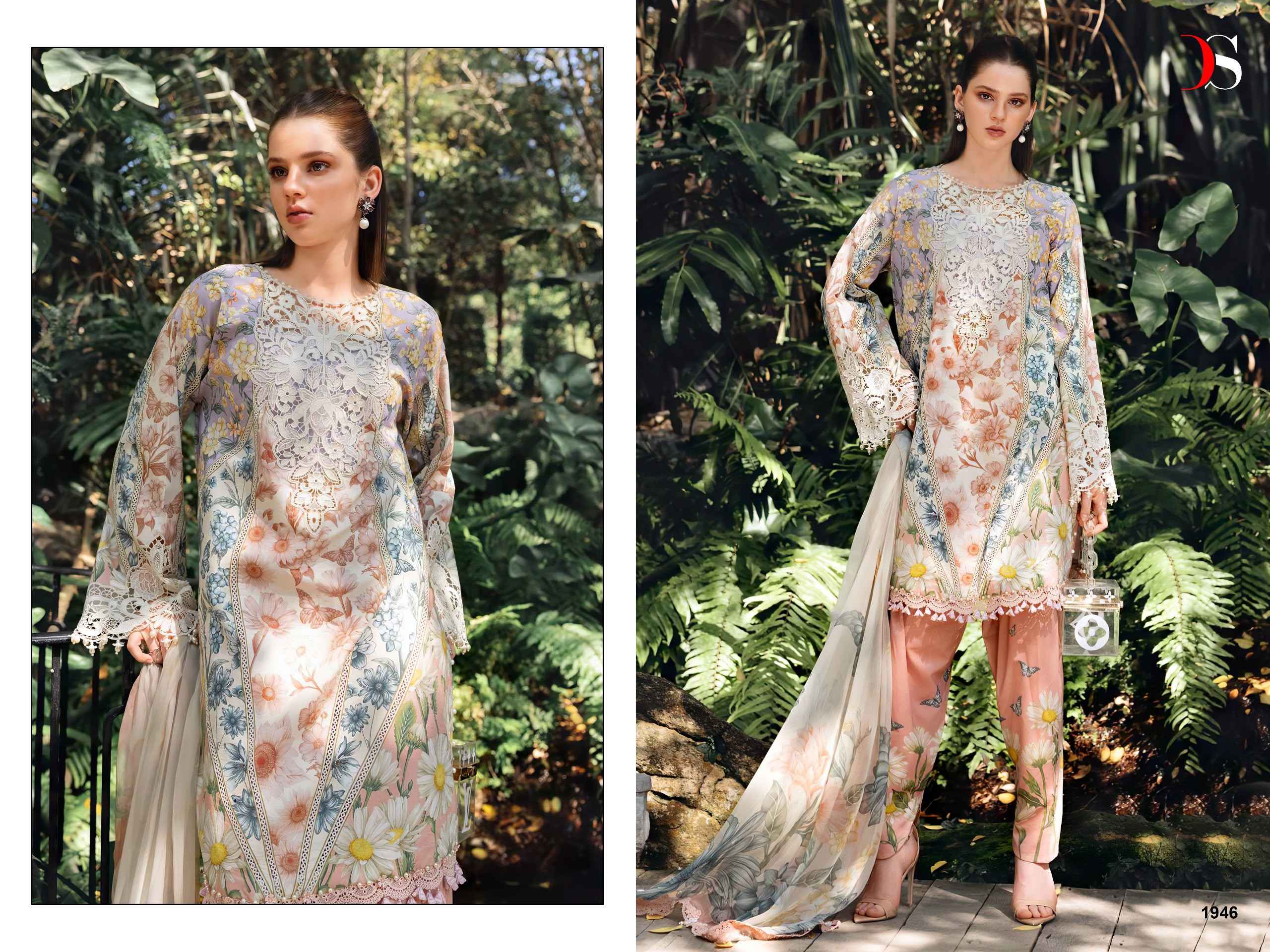 Deepsy Maria B Mprint Vol 6 Nx Cotton Dress Material 6 pcs Catalogue