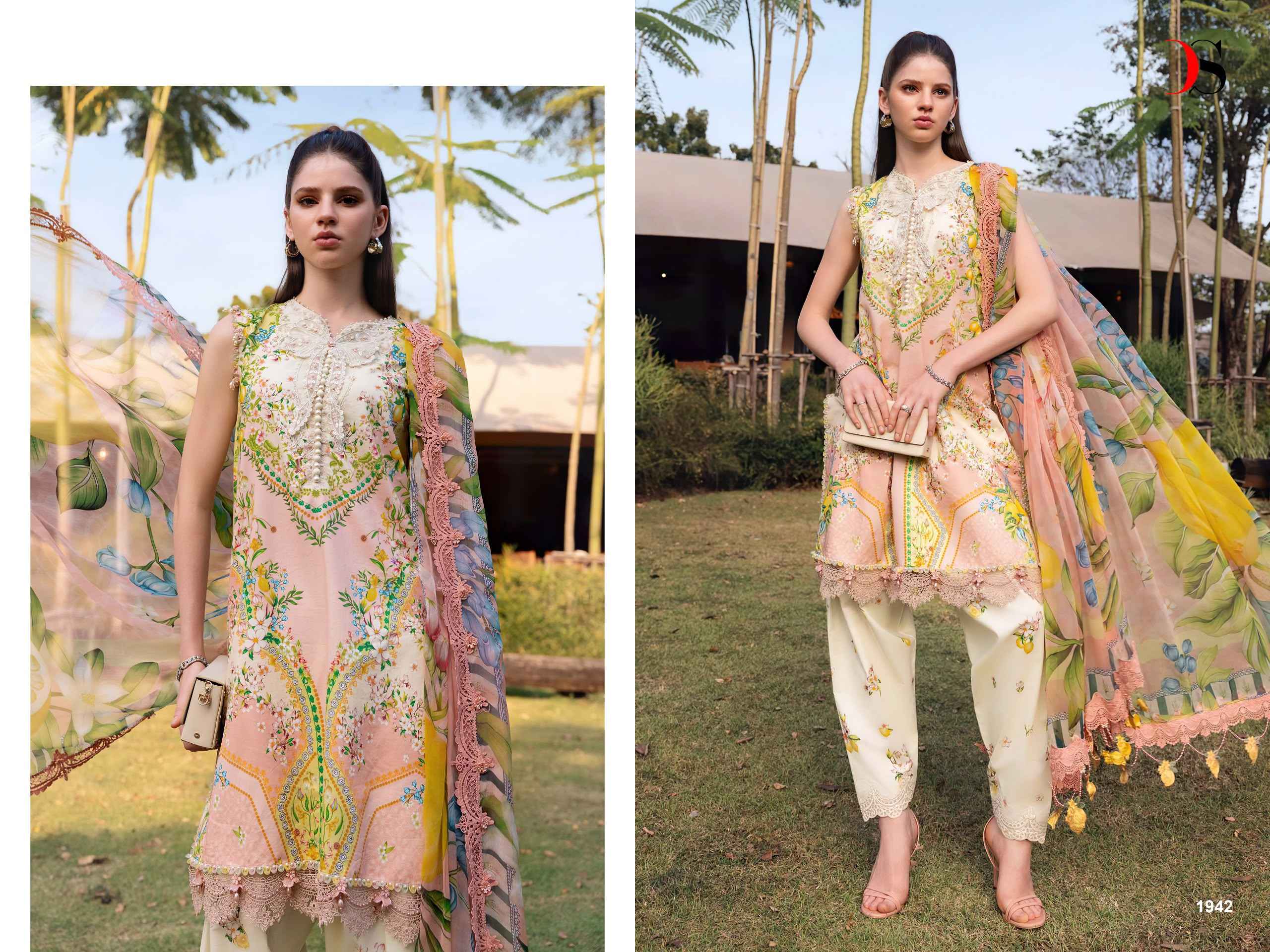 Deepsy Maria B Mprint Vol 6 Nx Cotton Dress Material 6 pcs Catalogue