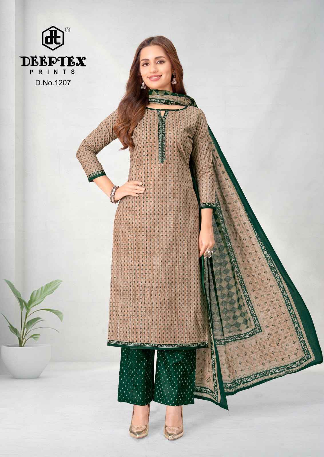 Deeptex Aaliza Vol 12 Cotton Dress Material 10 pcs Catalogue