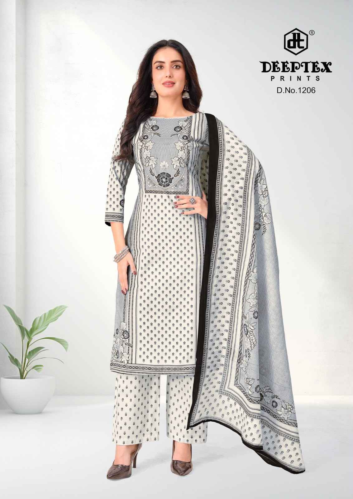 Deeptex Aaliza Vol 12 Cotton Dress Material 10 pcs Catalogue
