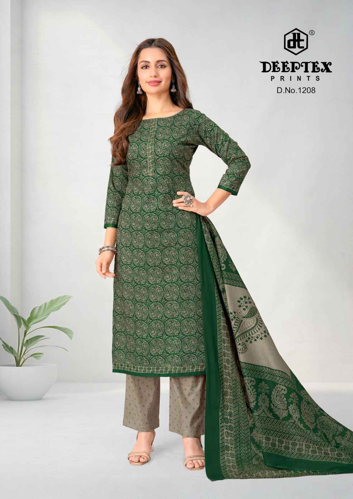 Deeptex Aaliza Vol 12 Cotton Dress Material 10 pcs Catalogue