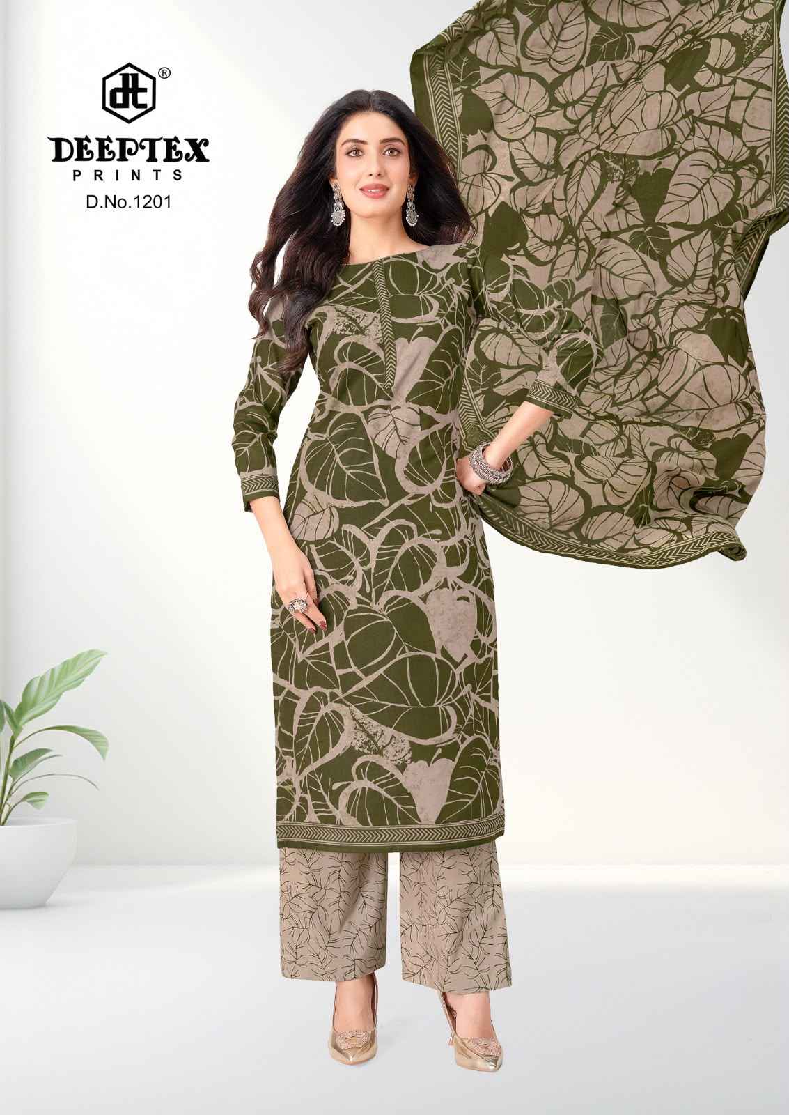 Deeptex Aaliza Vol 12 Cotton Dress Material 10 pcs Catalogue