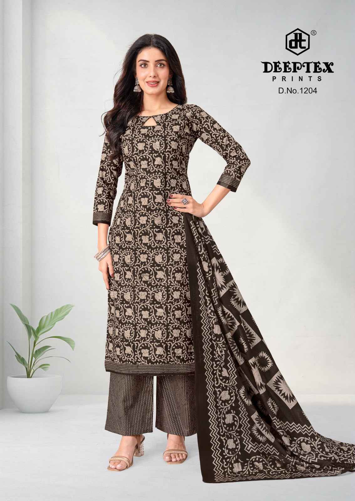 Deeptex Aaliza Vol 12 Cotton Dress Material 10 pcs Catalogue