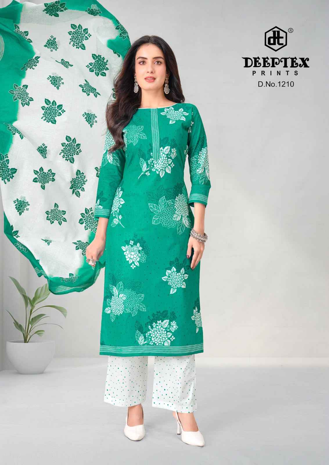 Deeptex Aaliza Vol 12 Cotton Dress Material 10 pcs Catalogue