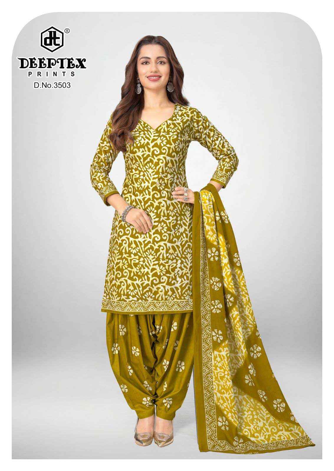 Deeptex Batik Plus Vol 35 Cotton Dress Material 10 pcs Catalogue