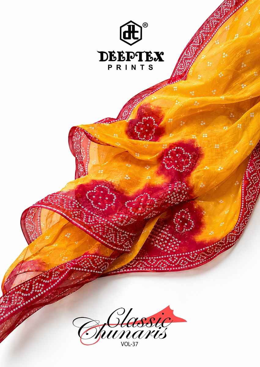 Deeptex Classic Chunaris Vol 37 Cotton Dress Material 10 pcs Catalogue