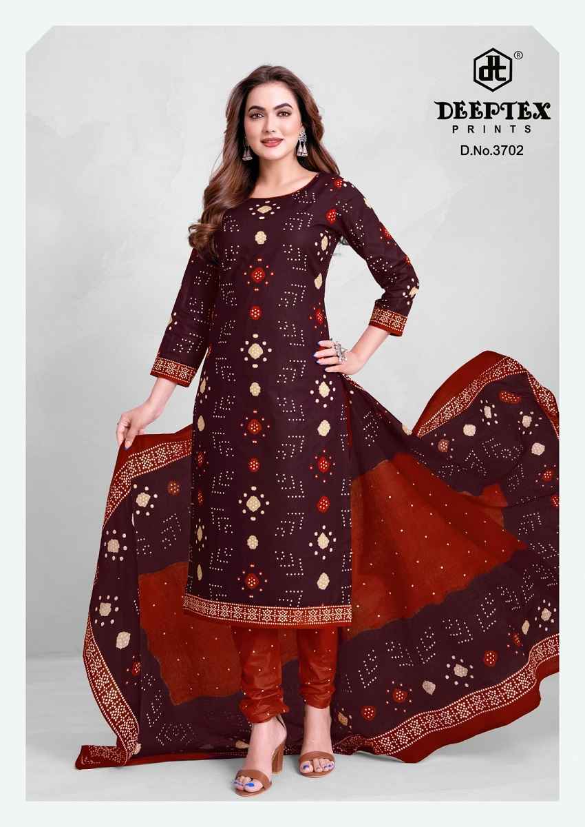 Deeptex Classic Chunaris Vol 37 Cotton Dress Material 10 pcs Catalogue