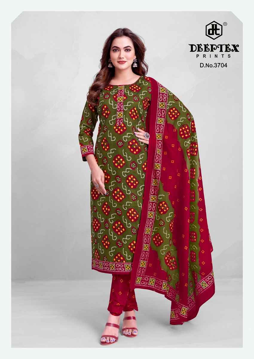Deeptex Classic Chunaris Vol 37 Cotton Dress Material 10 pcs Catalogue