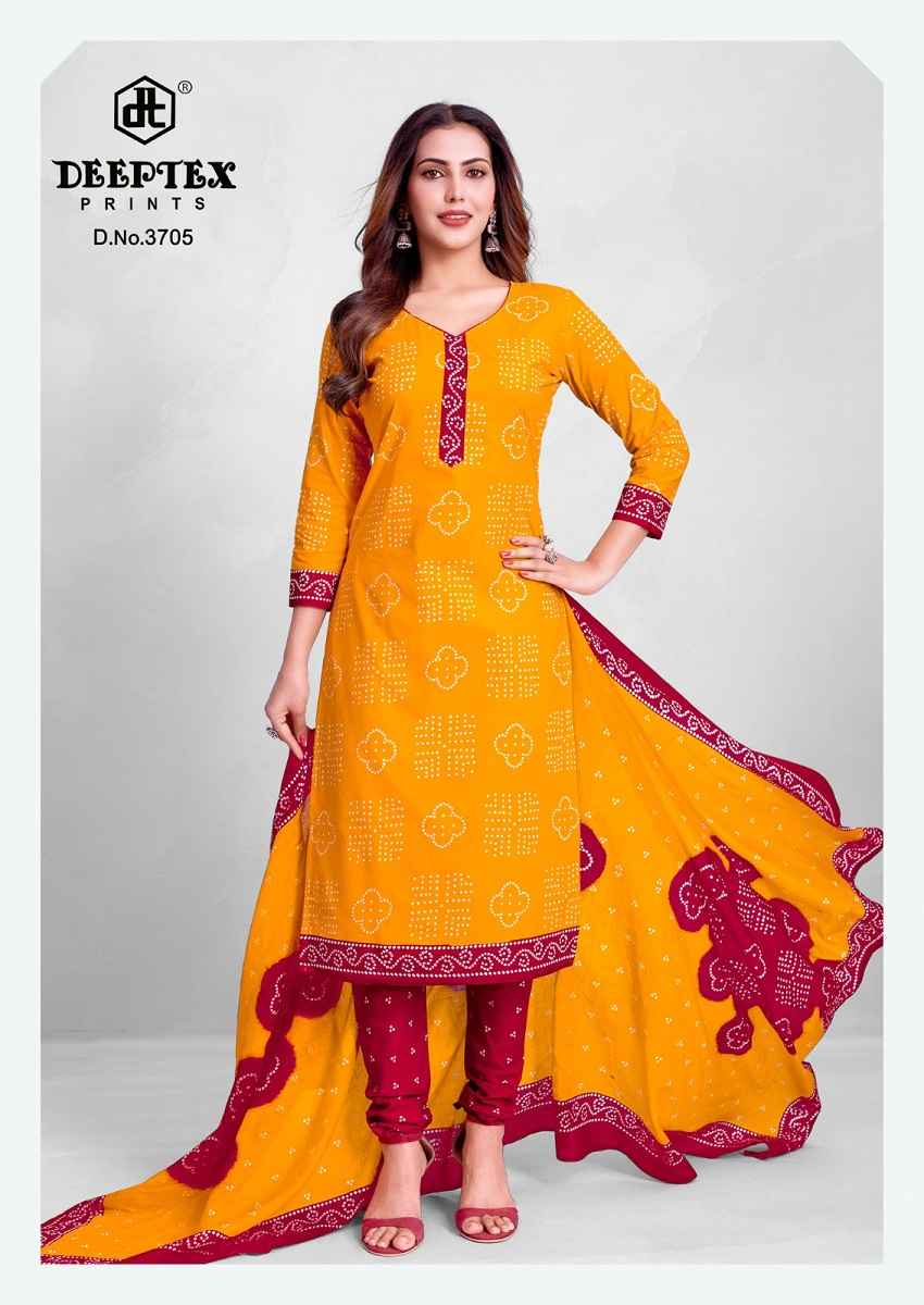 Deeptex Classic Chunaris Vol 37 Cotton Dress Material 10 pcs Catalogue