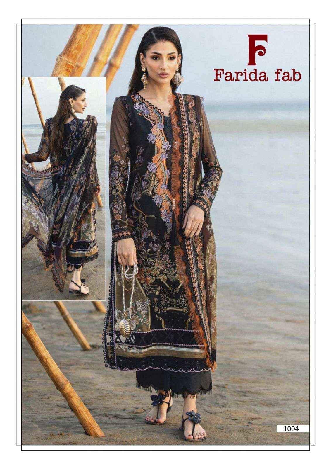 Farida Fab Charizma Readymade Cotton Dress 6 pcs Catalogue