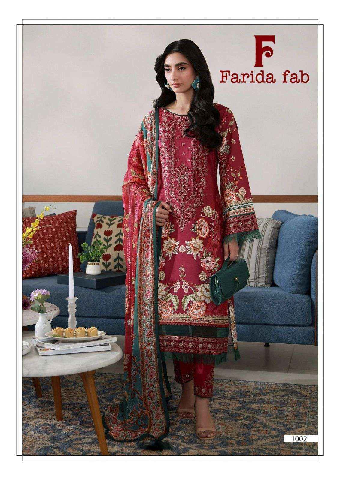 Farida Fab Charizma Readymade Cotton Dress 6 pcs Catalogue