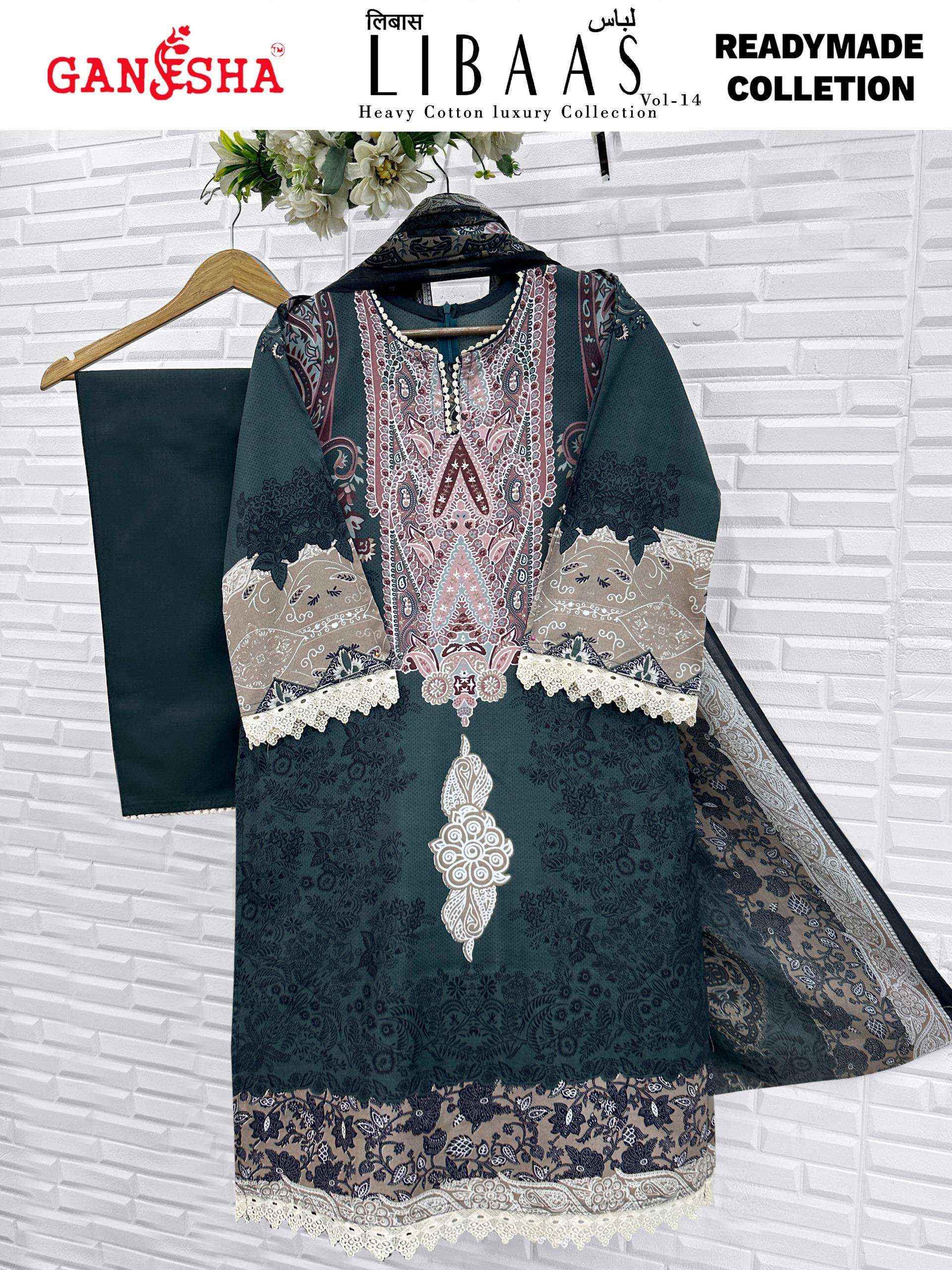 Ganesha Libaas Vol 14 Readymade Lawn Cotton Dress 8 pcs Catalogue
