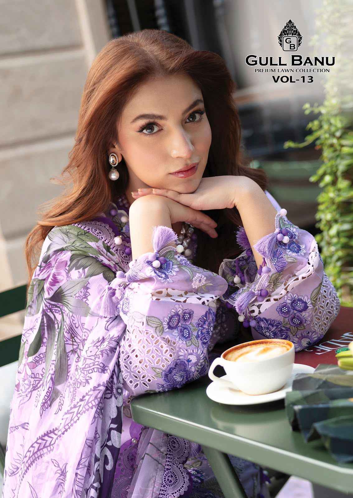 Gull Aahmed Gull Banu Vol 13 Cambric Cotton Dress Material 6 pcs Catalogue