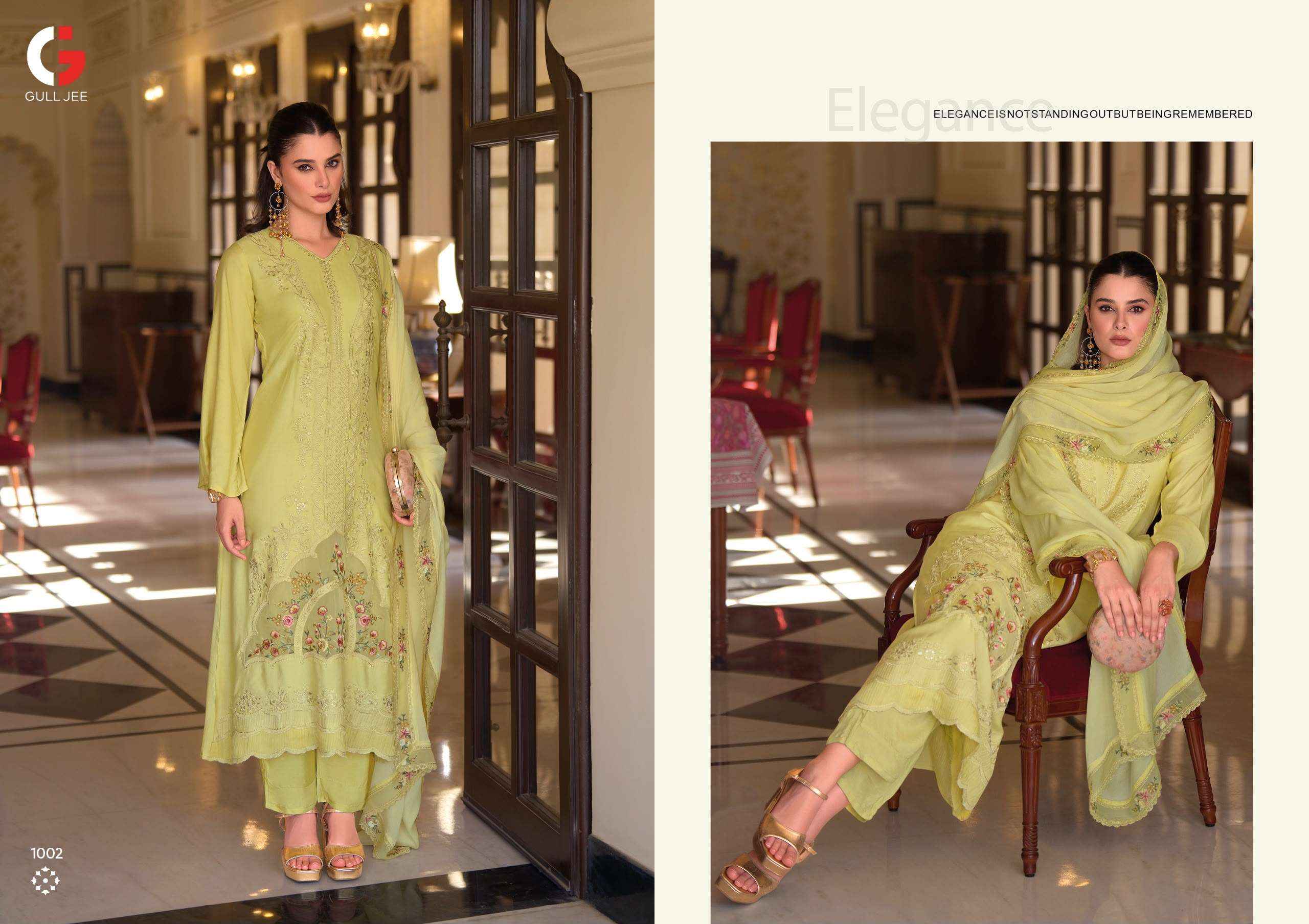 Gull Jee Grassy Viscose Dress Material 6 pcs Catalogue