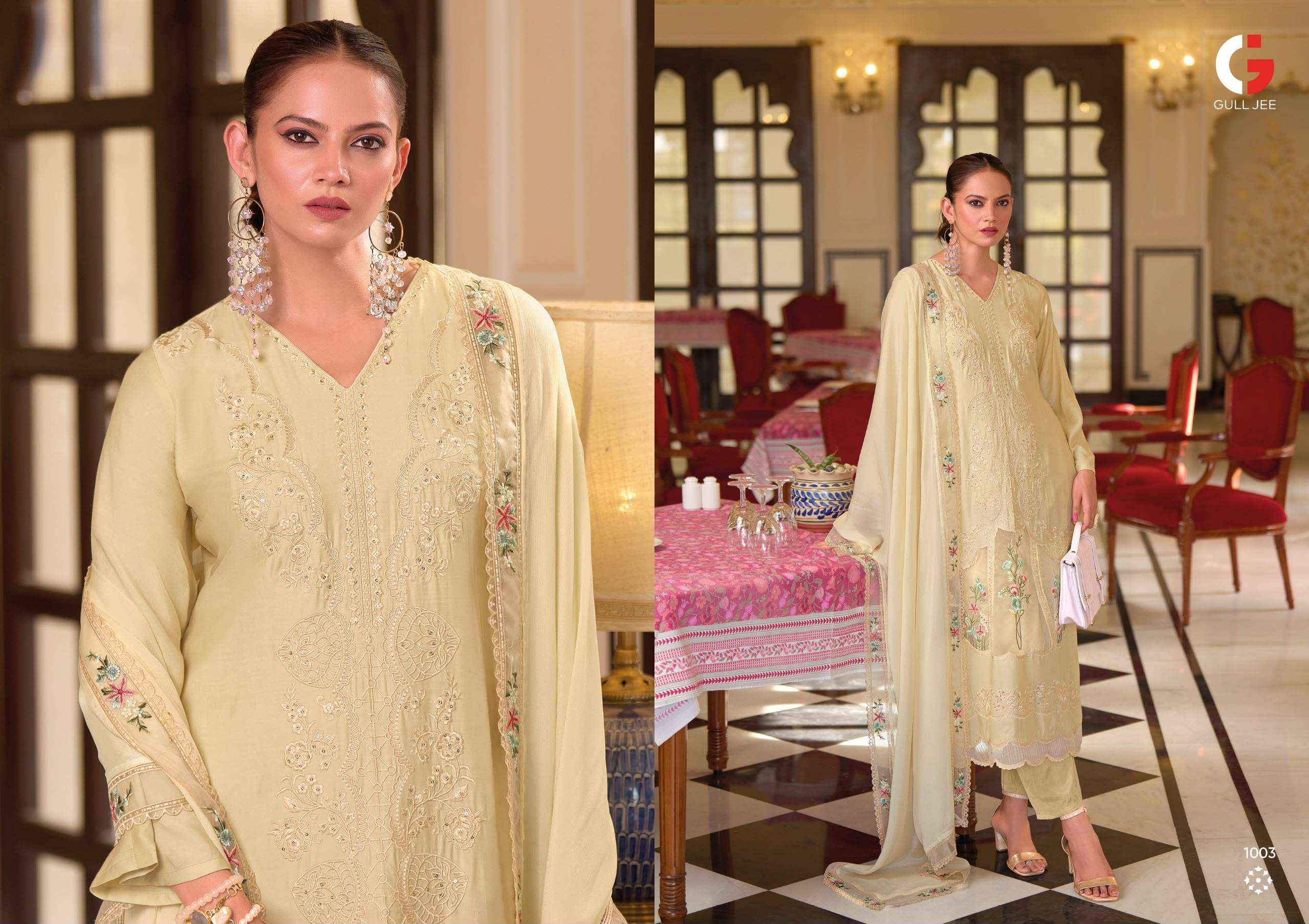 Gull Jee Grassy Viscose Dress Material 6 pcs Catalogue