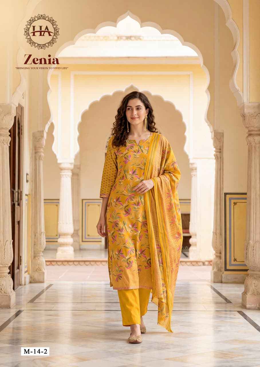 Harshit Fashion Zenia Zam Dress Material 6 pcs Catalogue