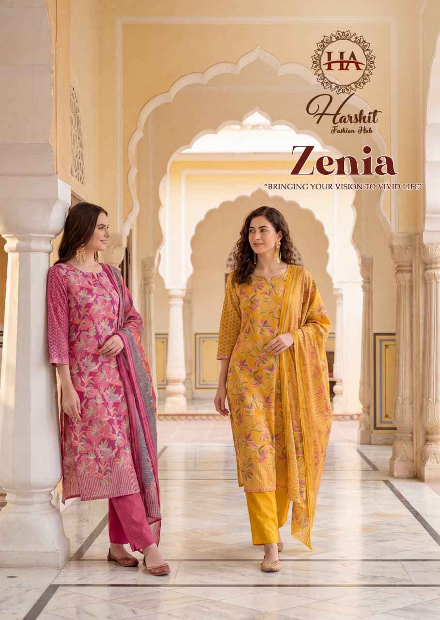 Harshit Fashion Zenia Zam Dress Material 6 pcs Catalogue