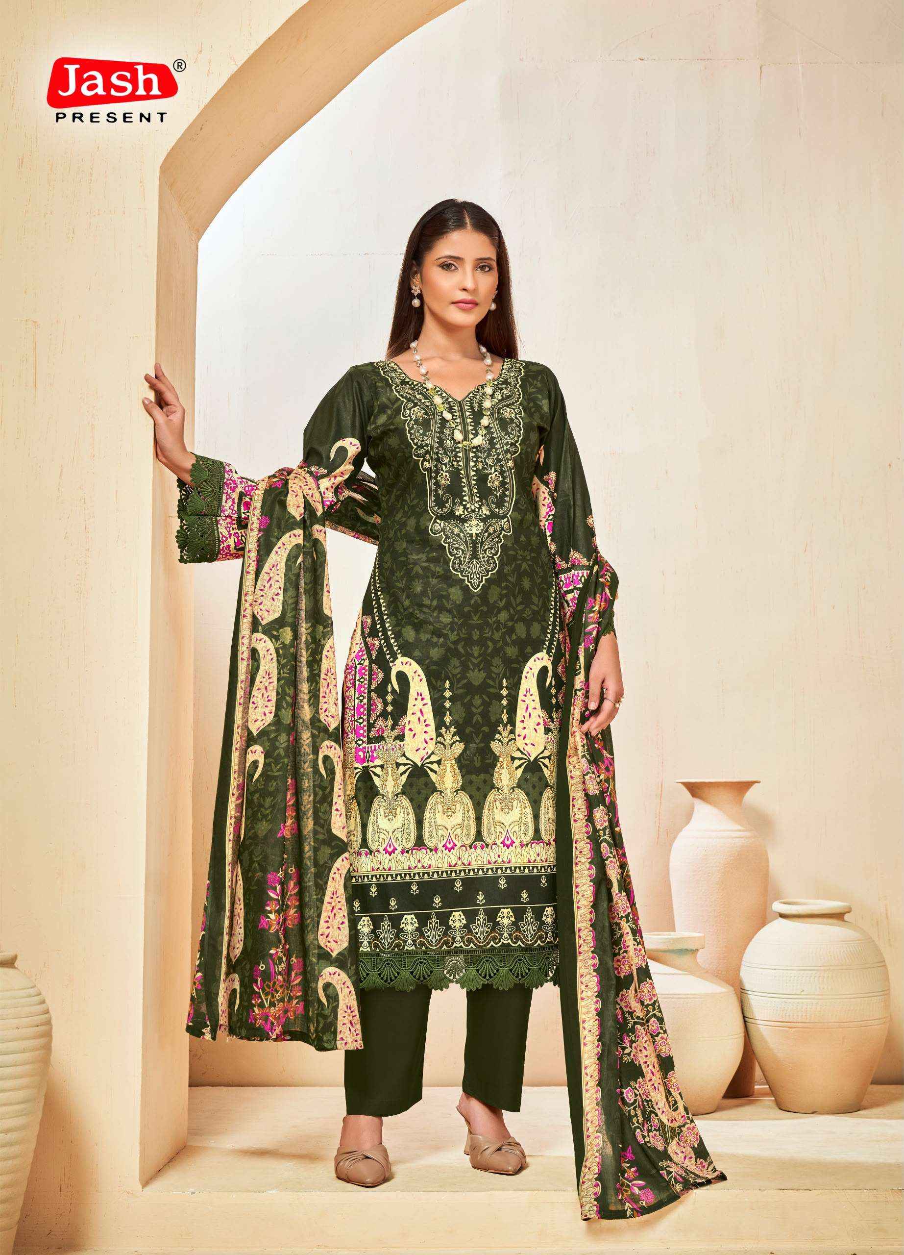Jash Bellisha Vol 16 Cotton Dress Material 10 pcs Catalogue