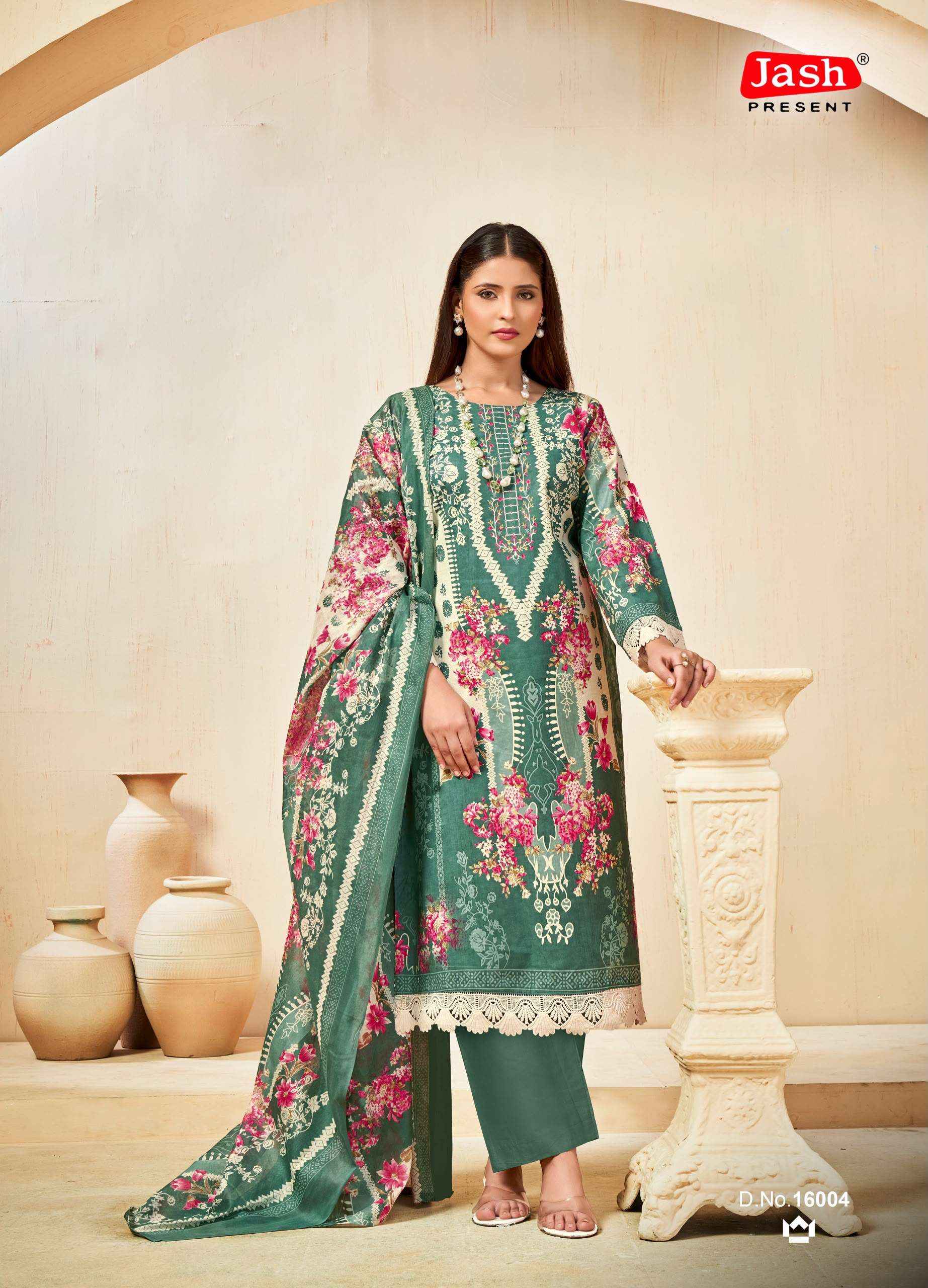 Jash Bellisha Vol 16 Cotton Dress Material 10 pcs Catalogue