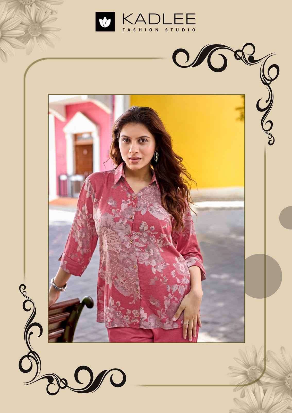 Kadlee Aaru Rayon Top With Bottom 5 pcs Catalogue