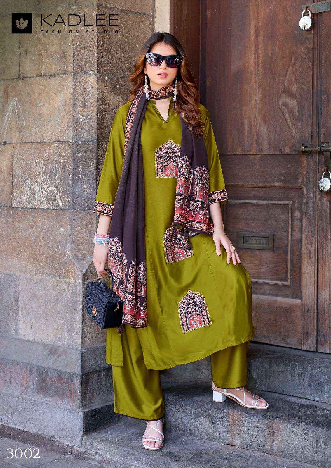 Kadlee Royal Queen Gajji Silk Kurti Combo 4 pcs Catalogue