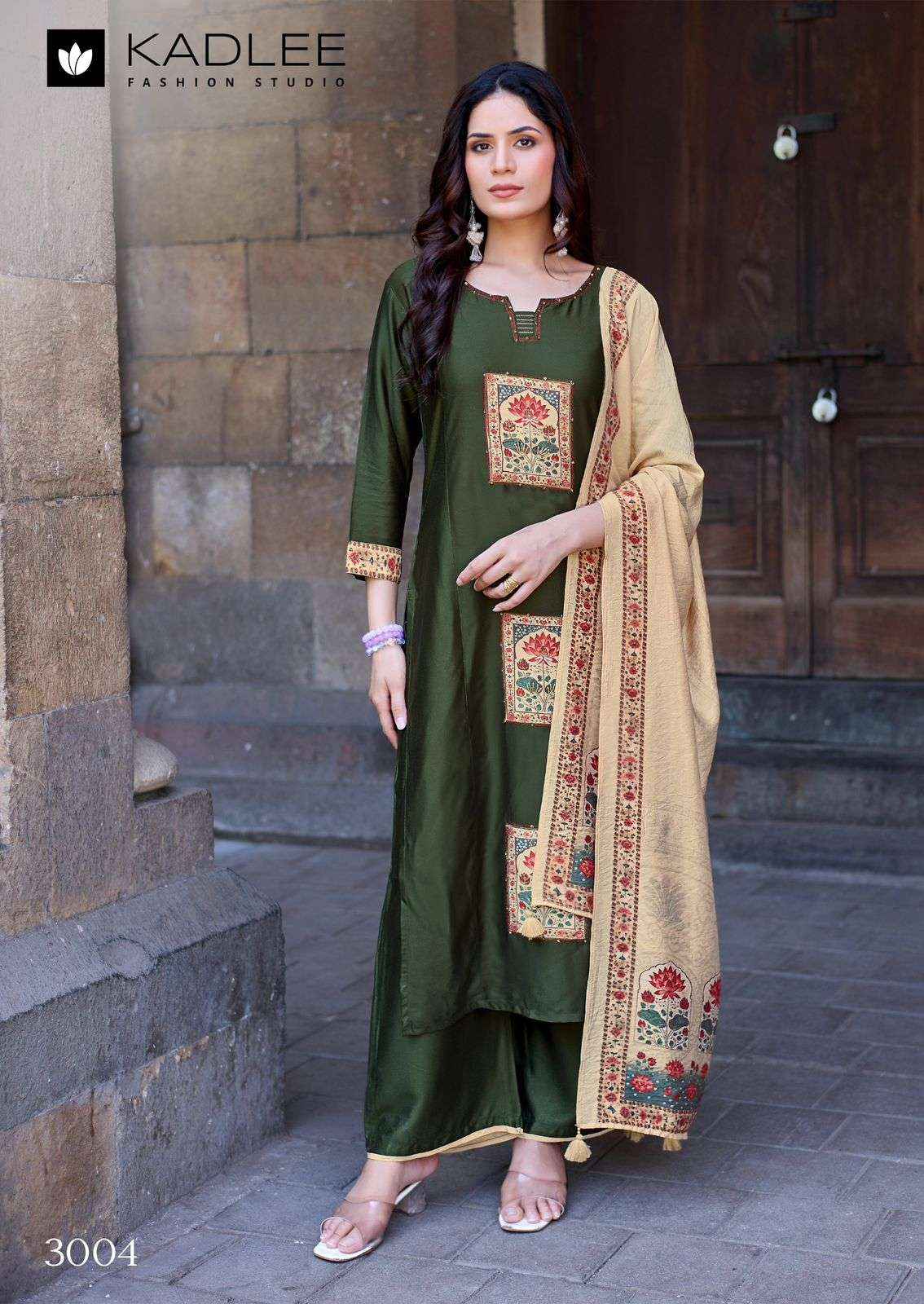 Kadlee Royal Queen Gajji Silk Kurti Combo 4 pcs Catalogue