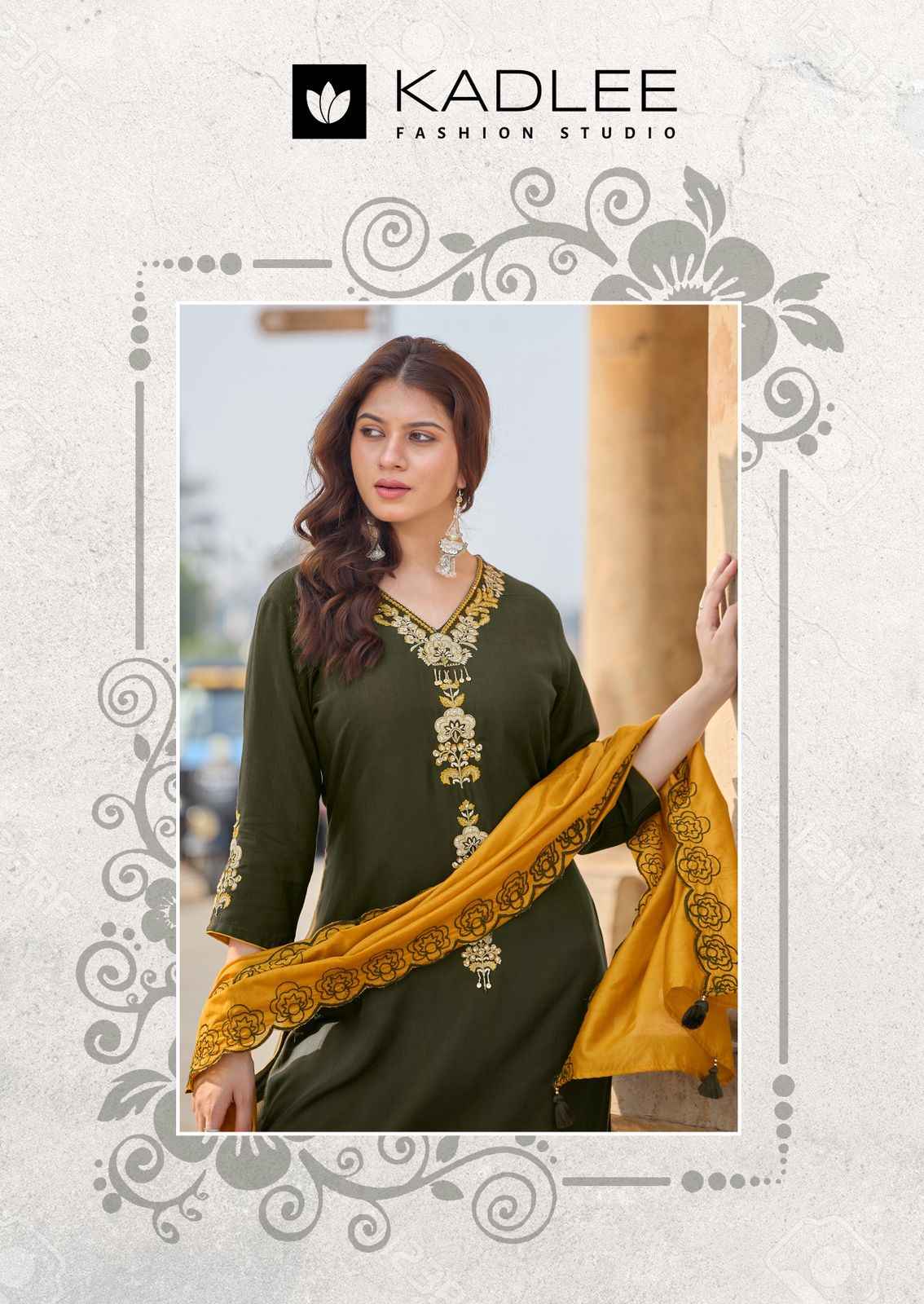 Kadlee Sangini Rayon Weaving Kurti Combo 6 pcs Catalogue