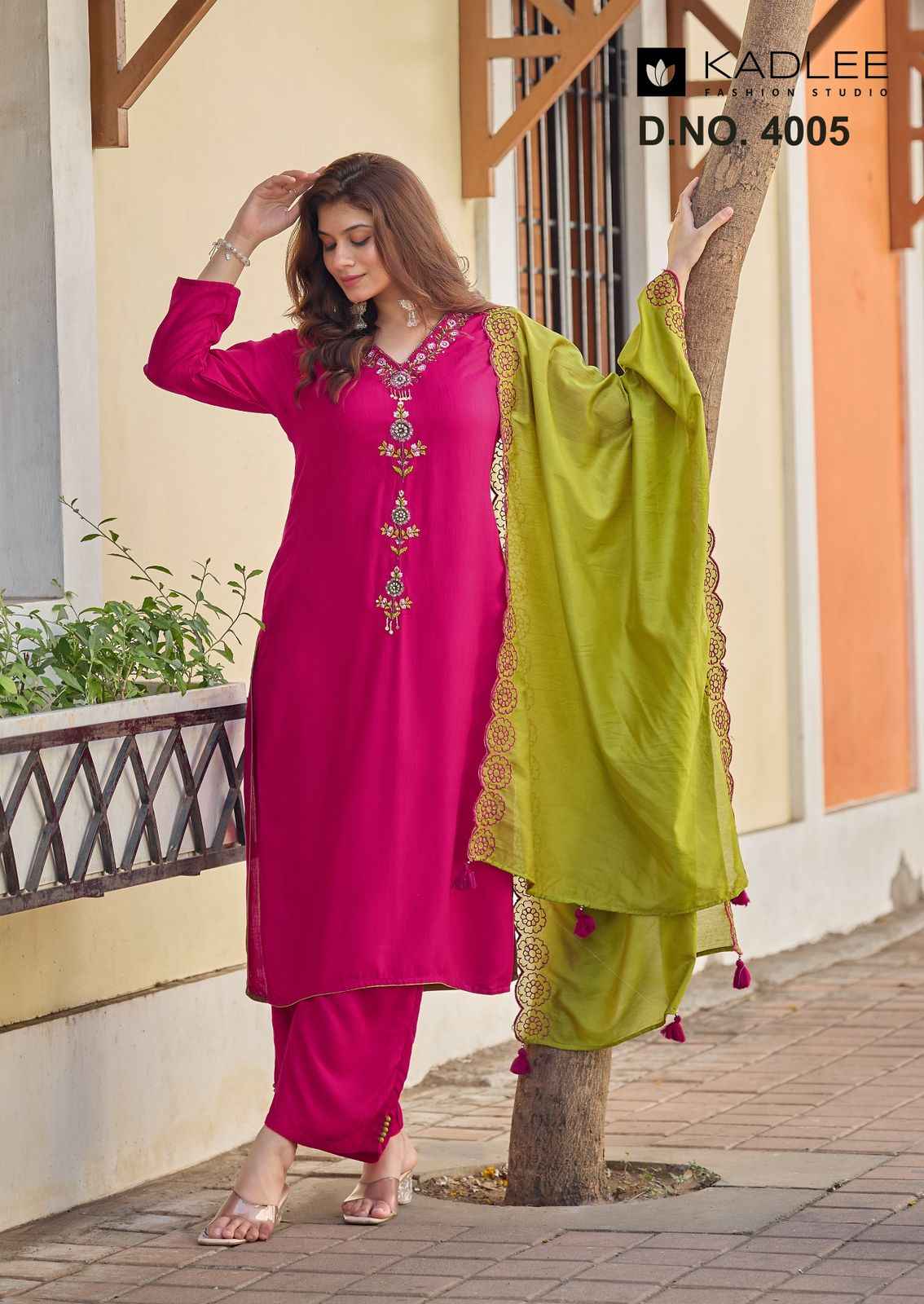 Kadlee Sangini Rayon Weaving Kurti Combo 6 pcs Catalogue